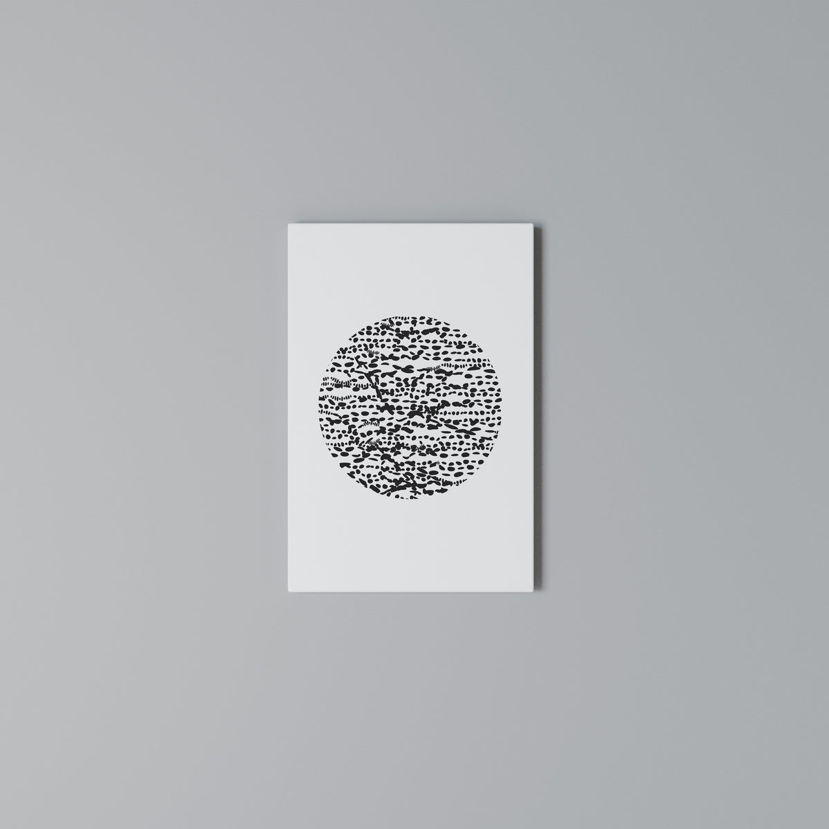LUNAR LOOM Vertical Canvas Print