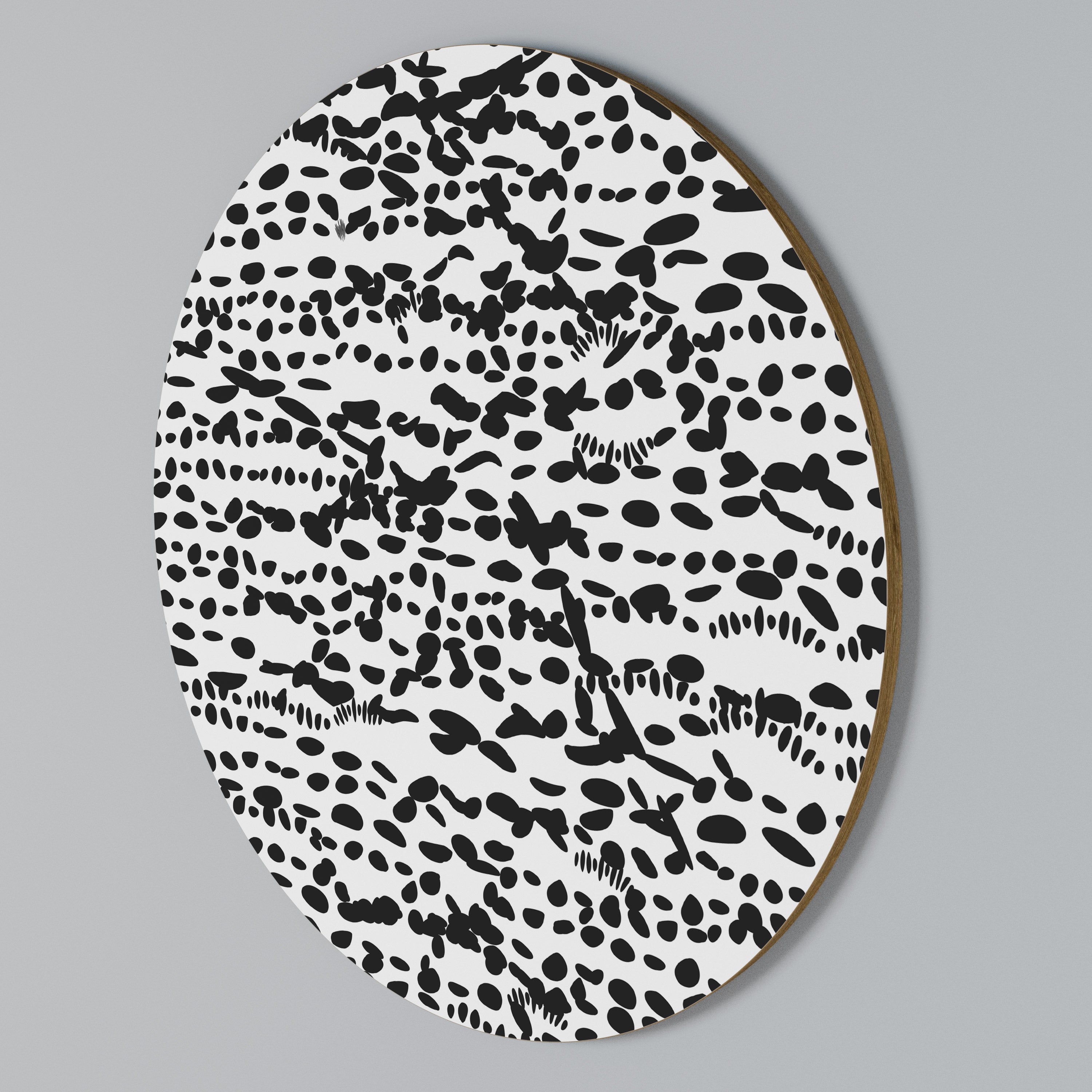 LUNAR LOOM Round Wall Art