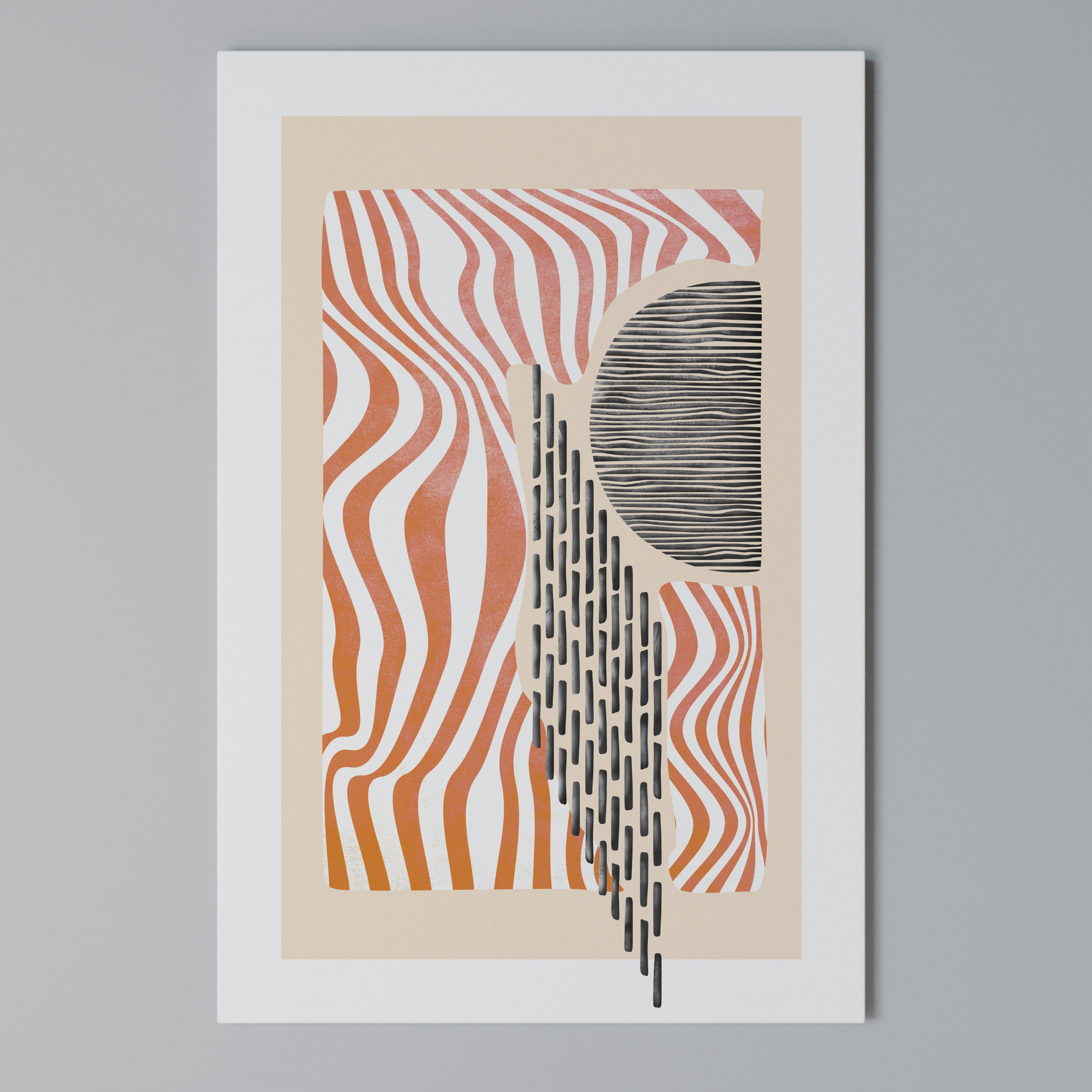 SUBLIME SYNTHESIS Vertical Canvas Print