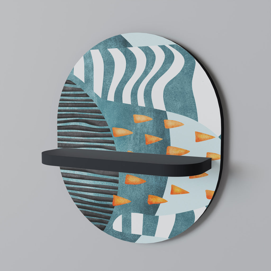 SHROUDED SHAPES Decorative Art Shelf