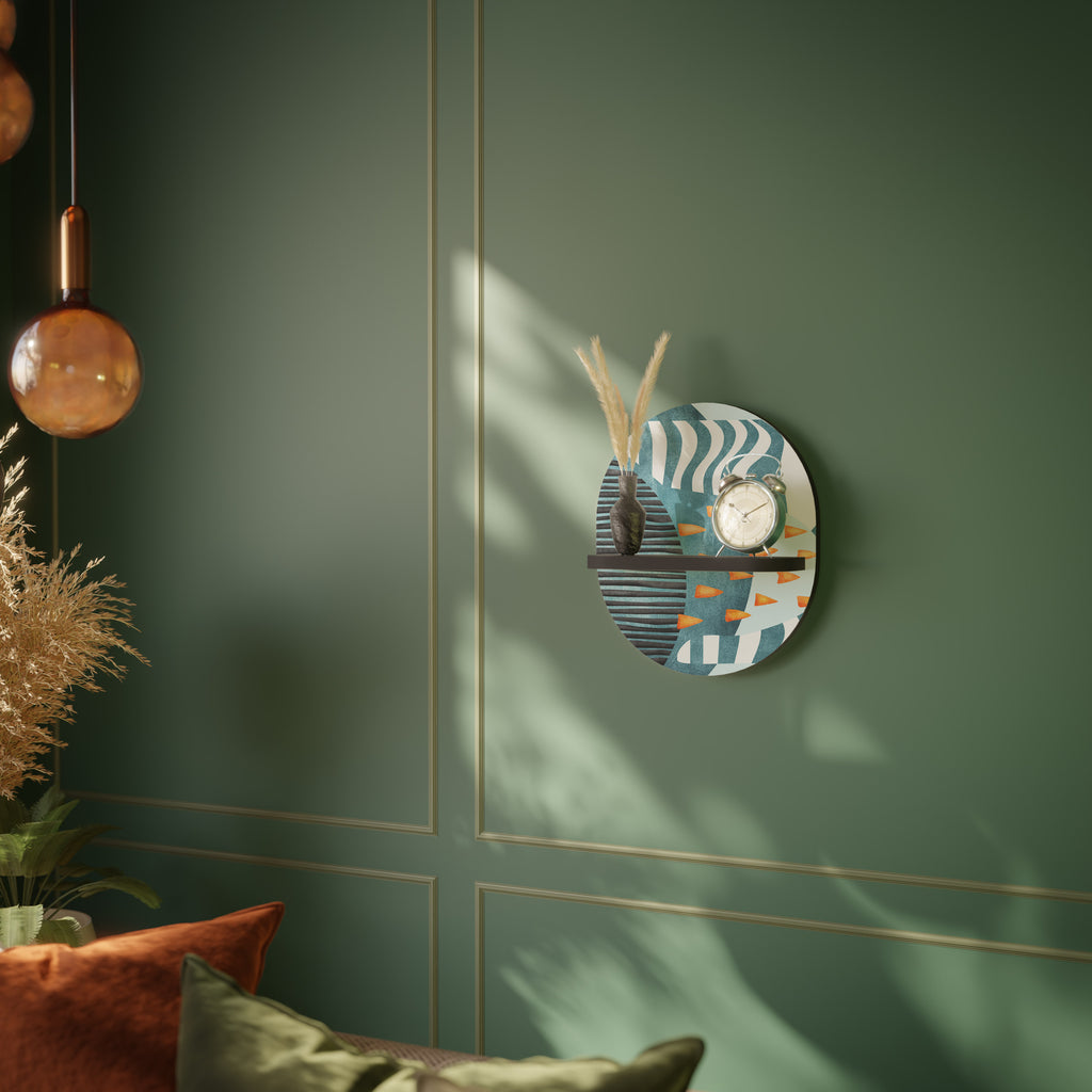 SHROUDED SHAPES Decorative Art Shelf