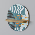 SHROUDED SHAPES Decorative Art Shelf