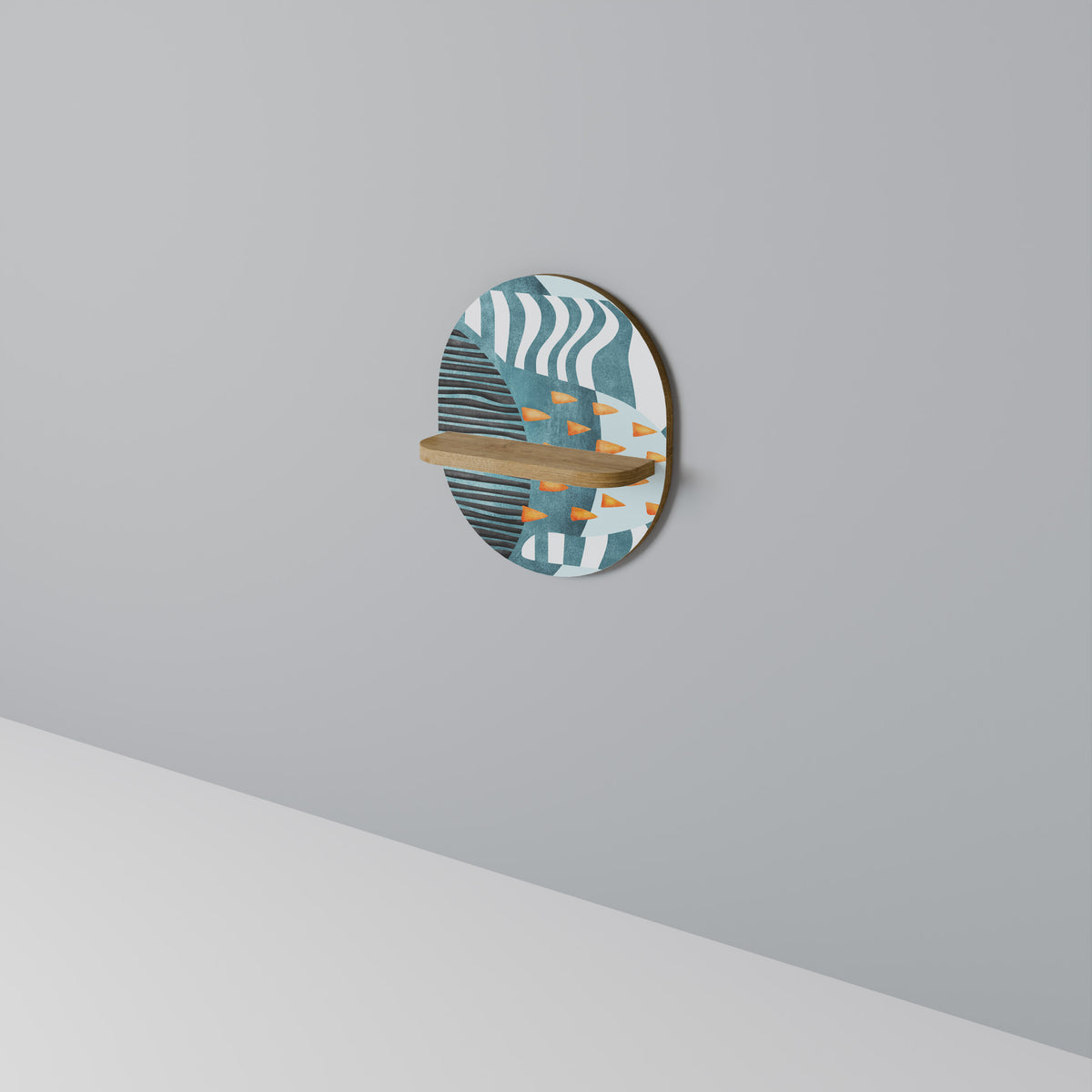 SHROUDED SHAPES Art Shelf