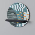 SHROUDED SHAPES Decorative Art Shelf