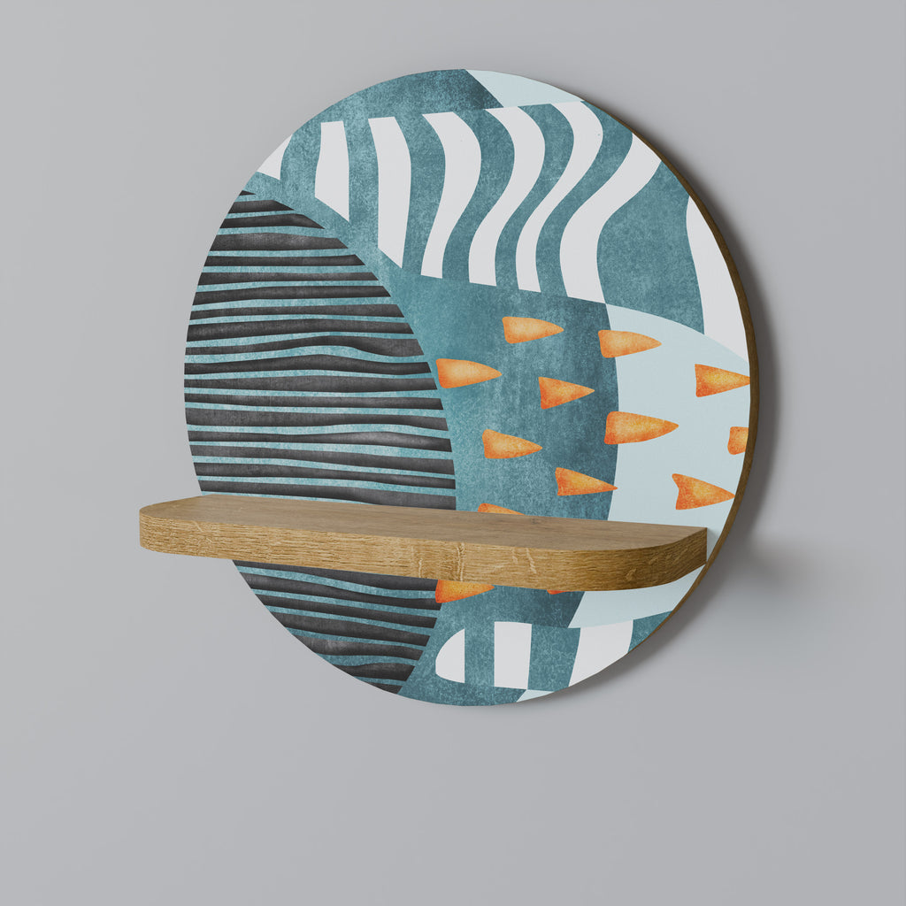 SHROUDED SHAPES Decorative Art Shelf