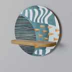 SHROUDED SHAPES Decorative Art Shelf