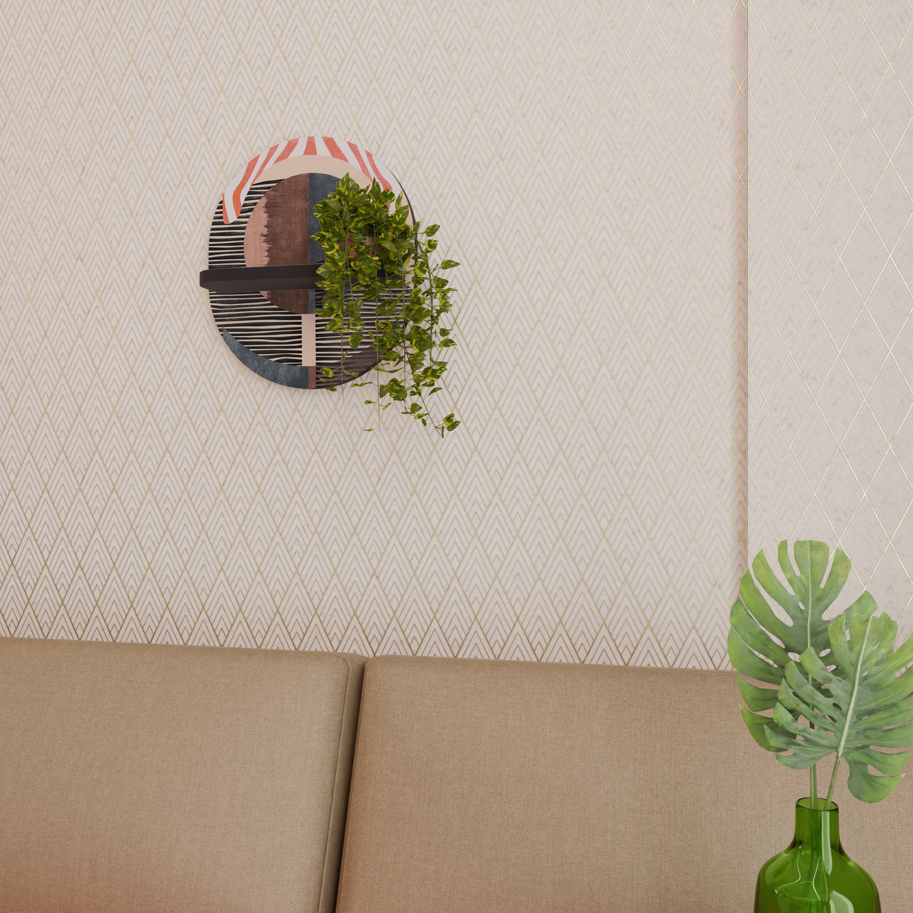 WHISPERS OF FORM Decorative Art Shelf