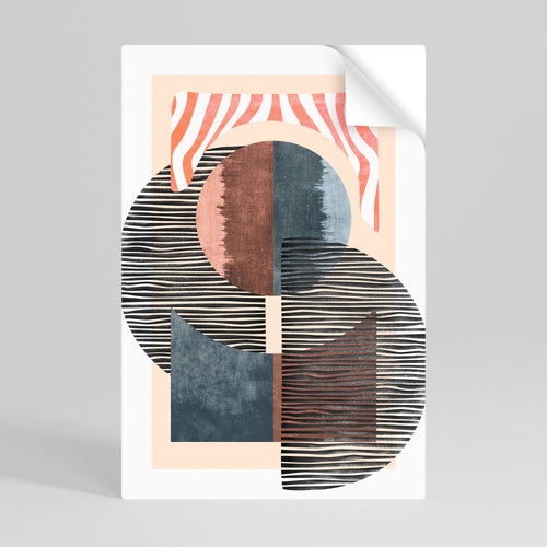 WHISPERS OF FORM Självhäftande Vertikal Poster