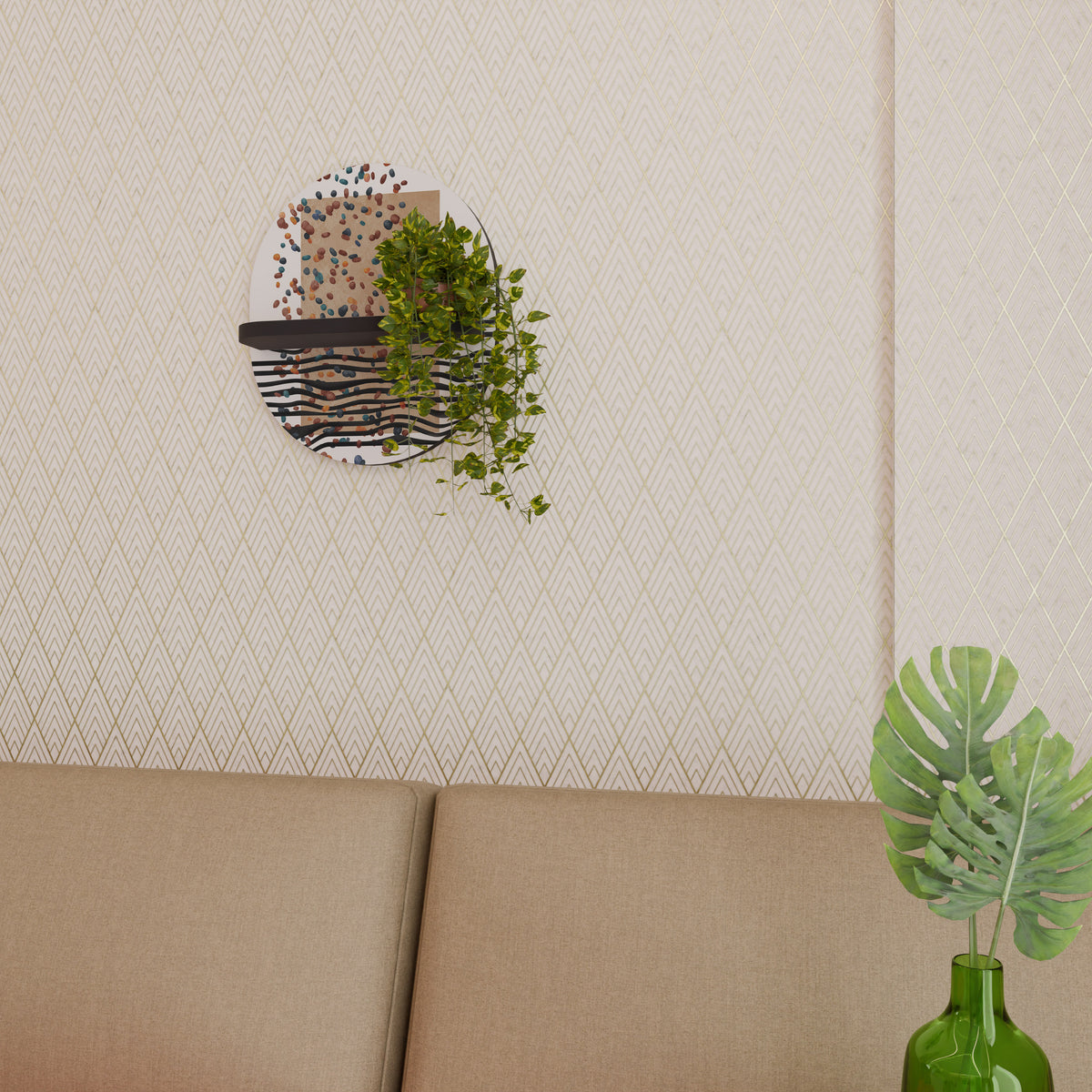 IMAGINARY RAIN Decorative Art Shelf