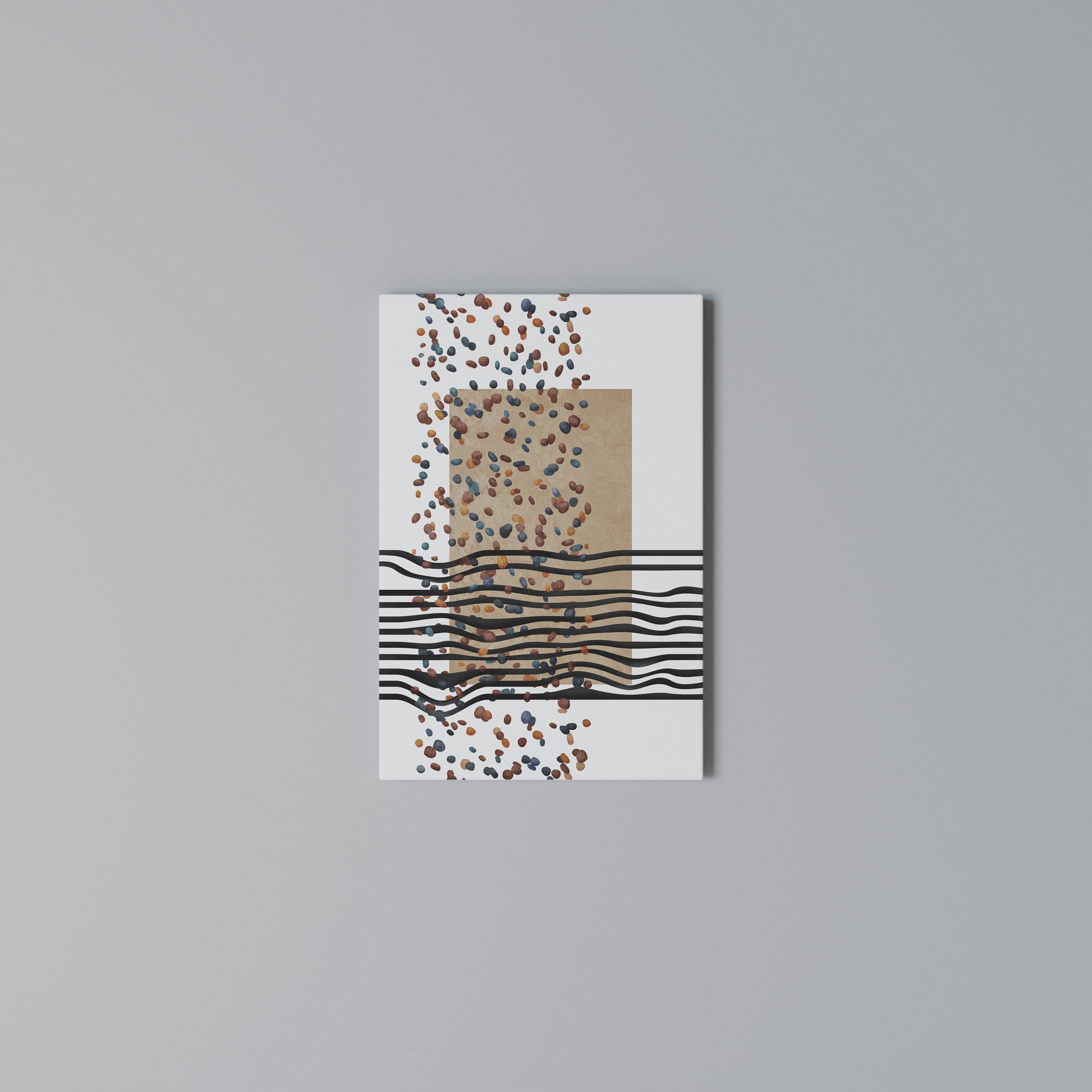 IMAGINARY RAIN Vertical Canvas Print