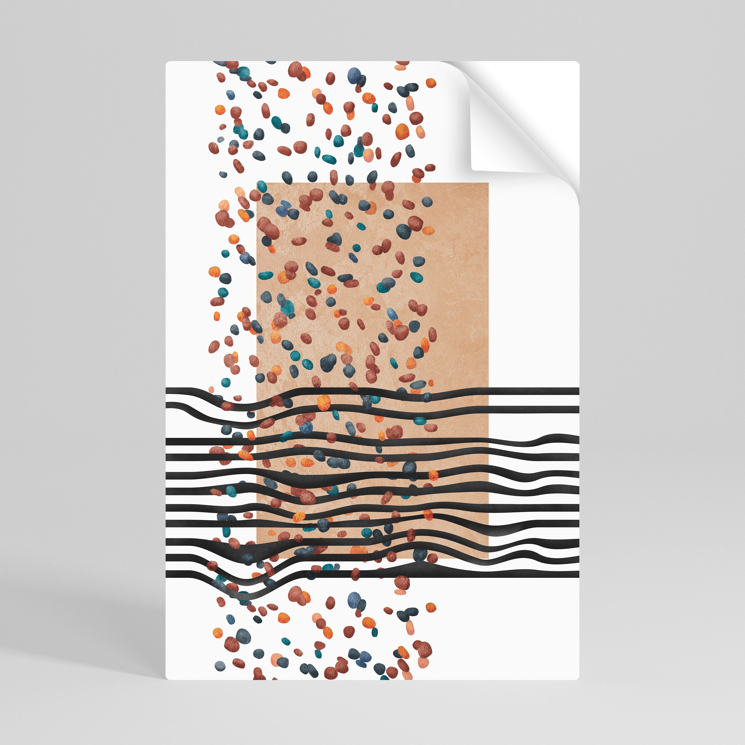 IMAGINARY RAIN Póster Autocolante Vertical