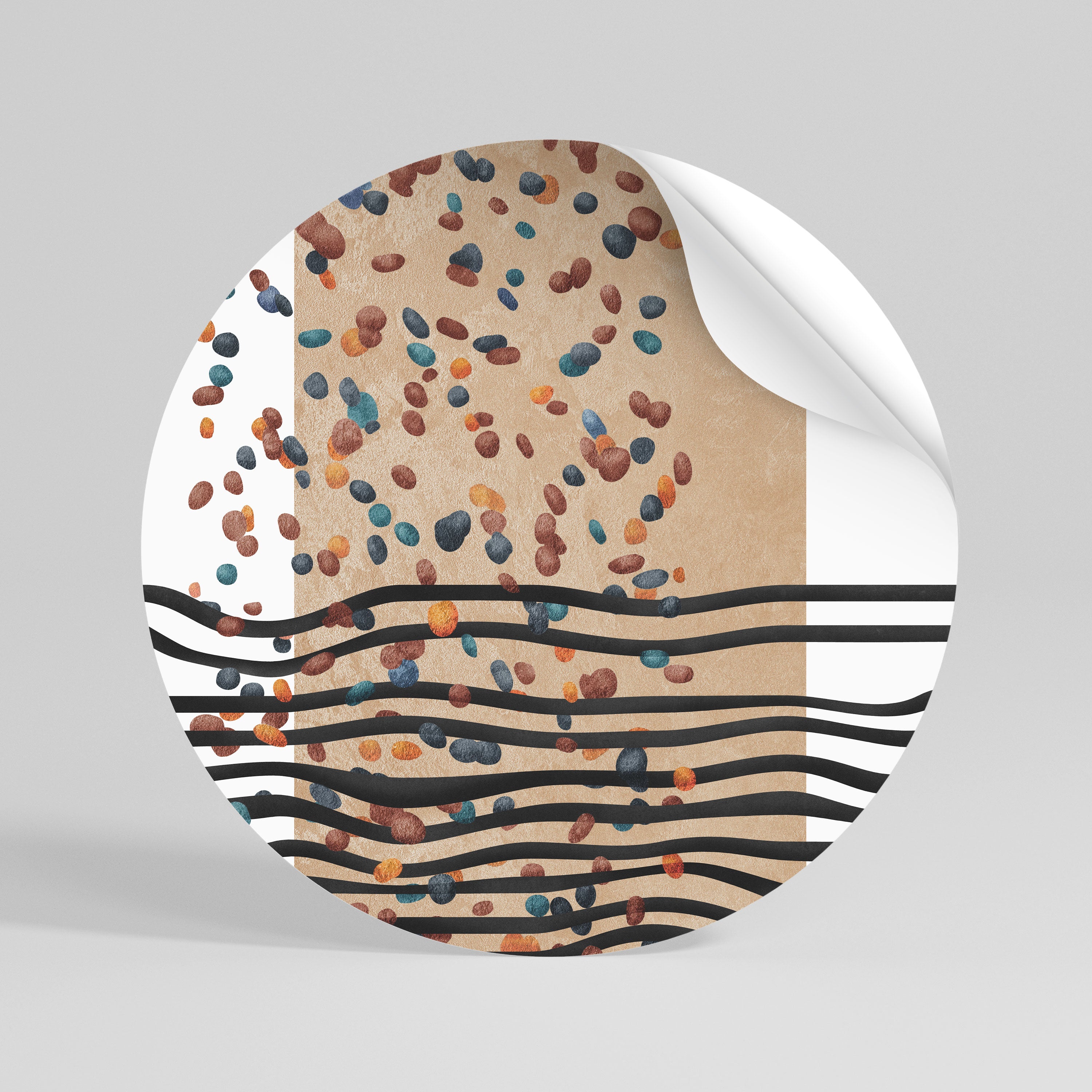 IMAGINARY RAIN Vinilo adhesivo redondo