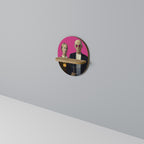 AMERICAN GOTHIC BLING Decorative Art Shelf