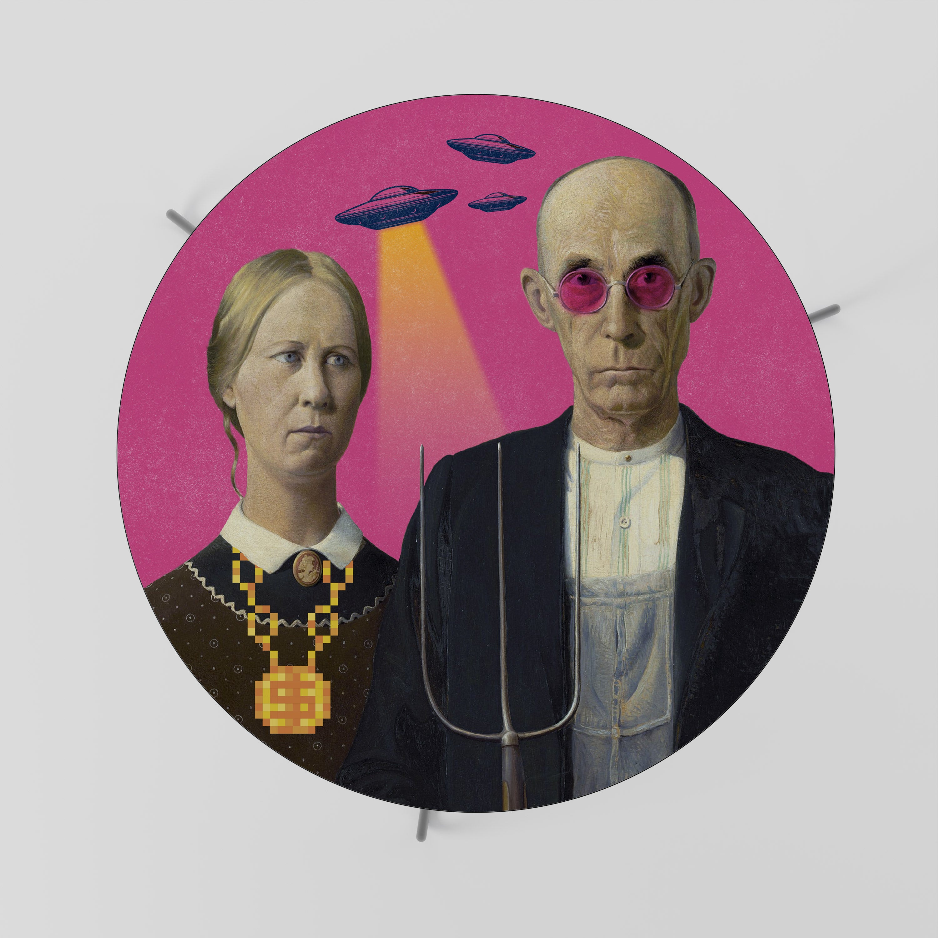 AMERICAN GOTHIC ALIEN Mesa de centro