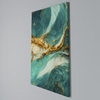 GILDED WHISPERS Vertical Canvas Print