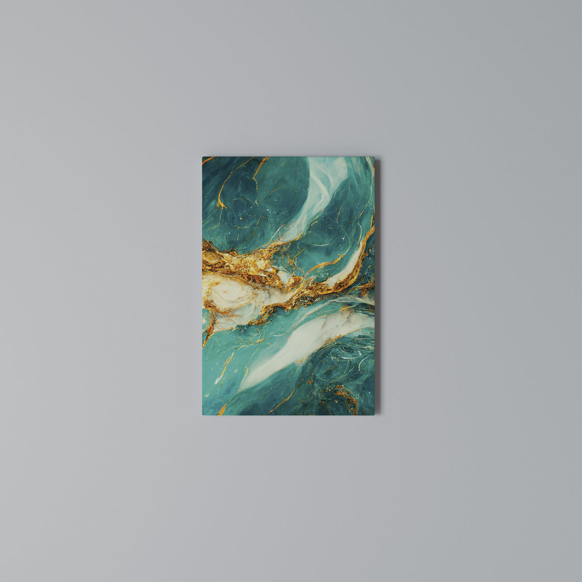 GILDED WHISPERS Vertical Canvas Print