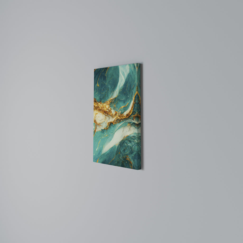 GILDED WHISPERS Vertical Canvas Print