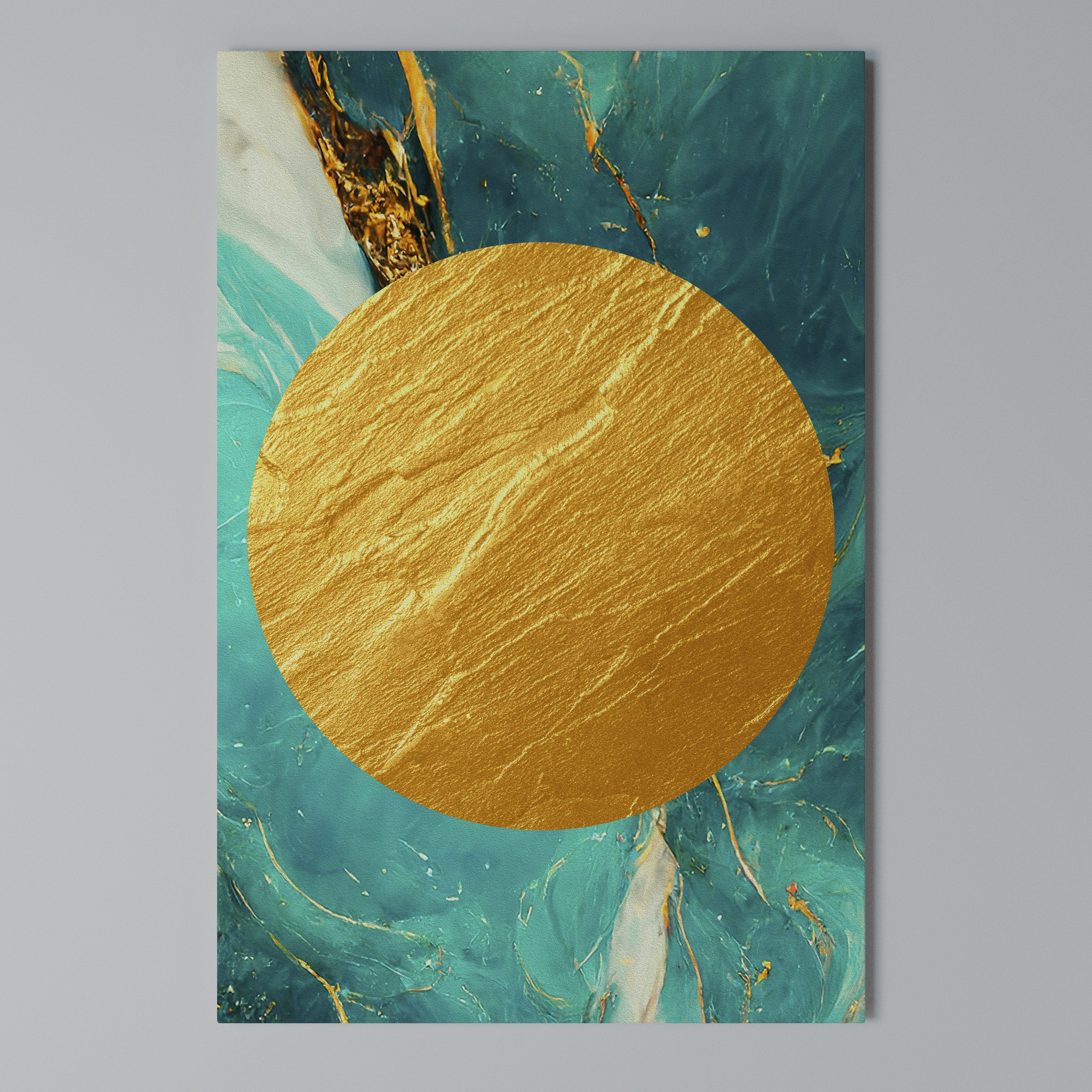ETHEREAL AZURE Vertical Canvas Print