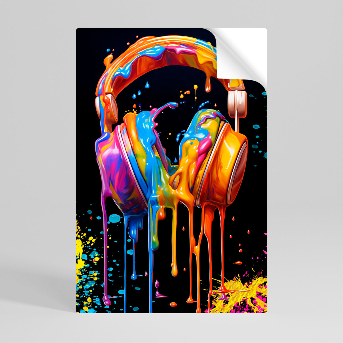 MUSIC IS MY EXTASY Poster Verticale Adesivo