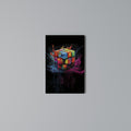 CUBE FUSION Vertical Canvas Print