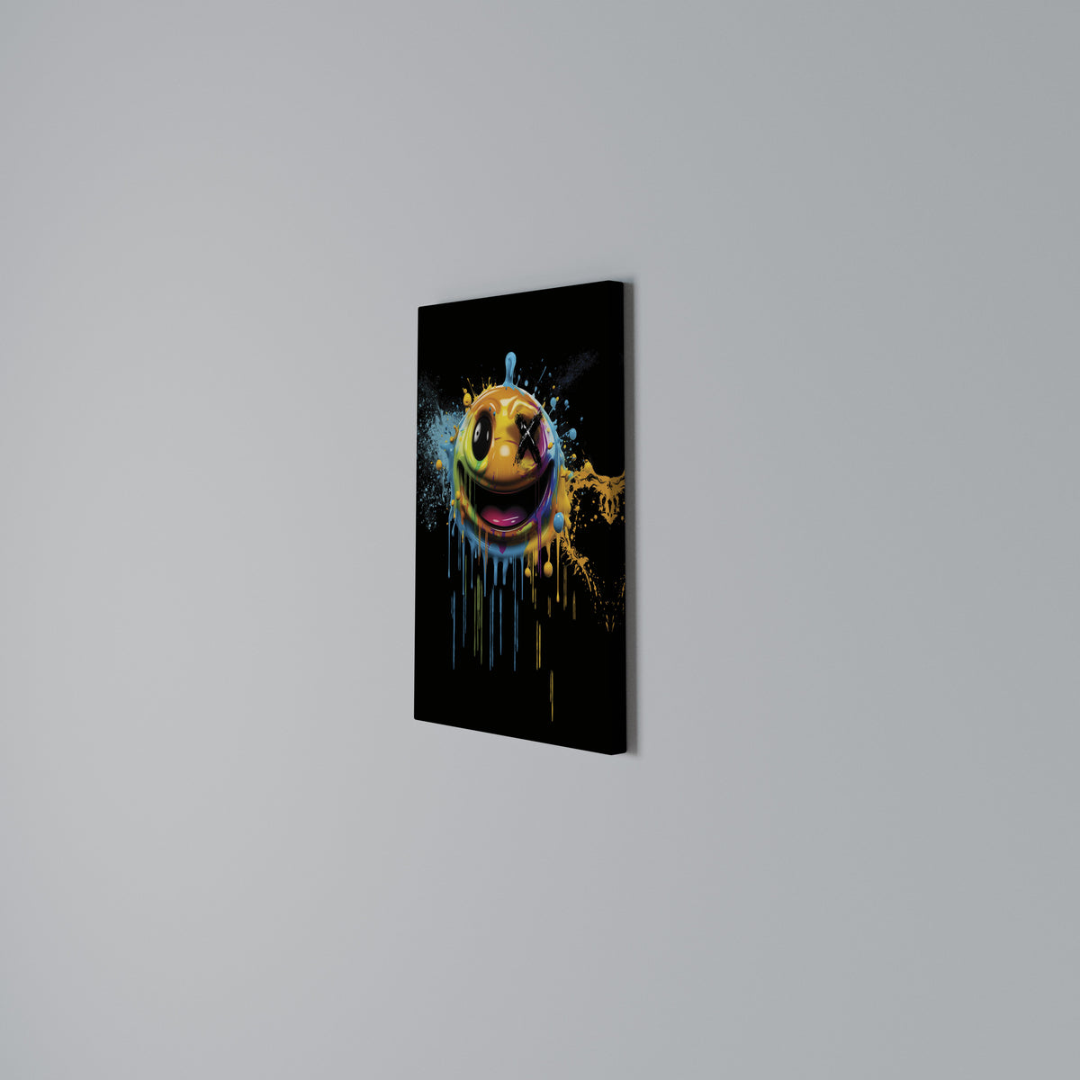 TRIPPY HAPPINESS Vertical Canvas Print