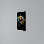 TRIPPY HAPPINESS Vertical Canvas Print