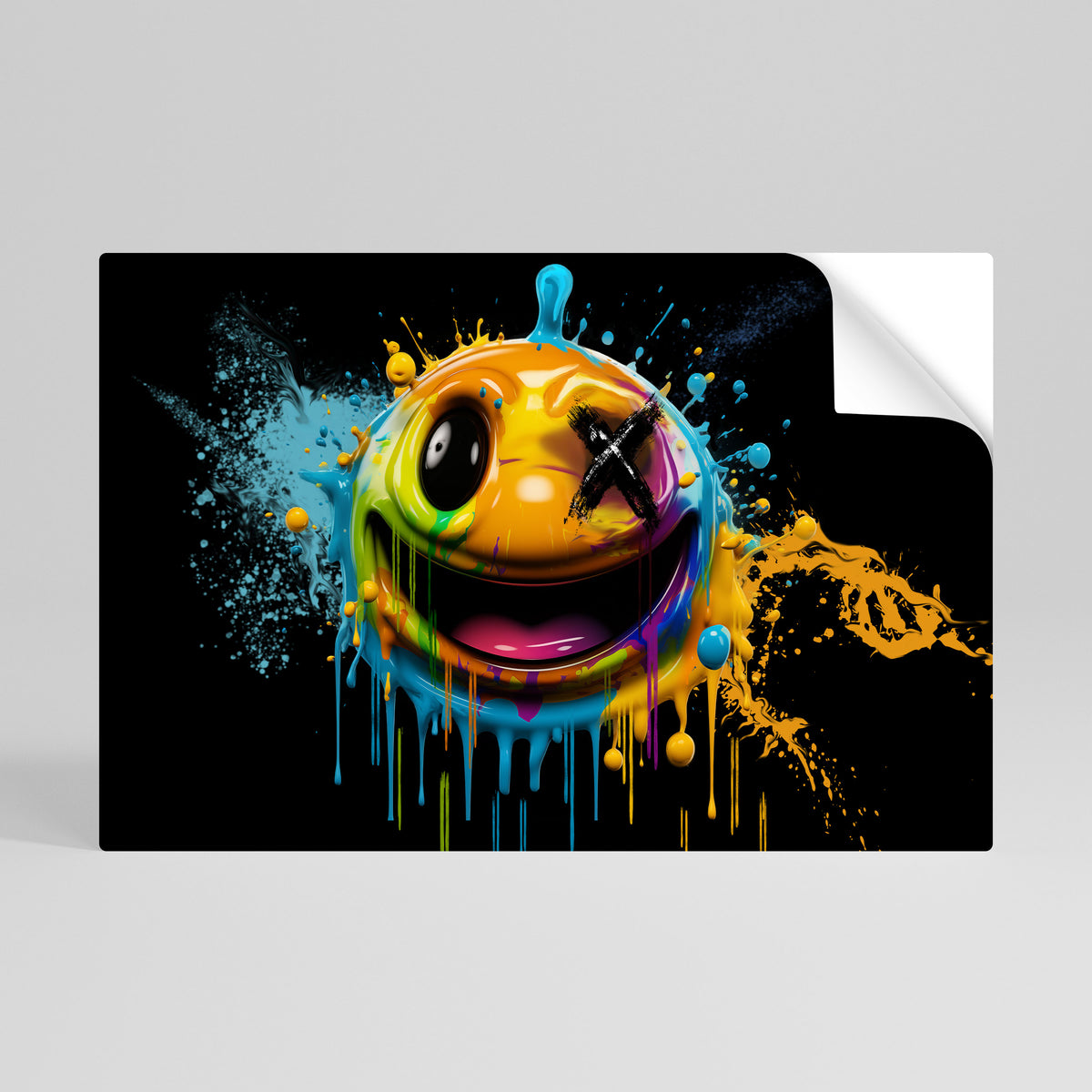 TRIPPY HAPPINESS Poster Orizzontale Adesivo