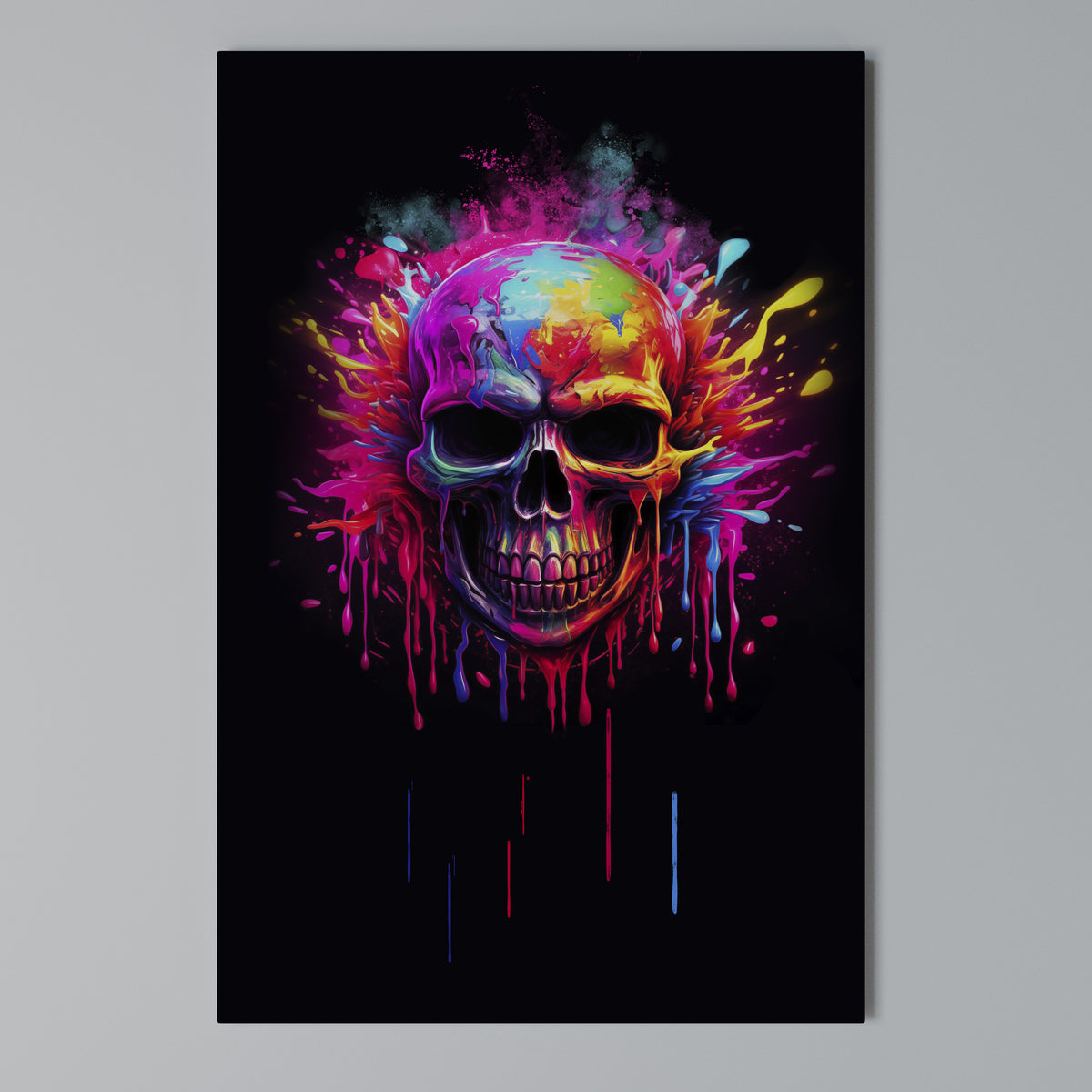 SKULL QUEST Κατακόρυφος Πίνακας σε Καμβά