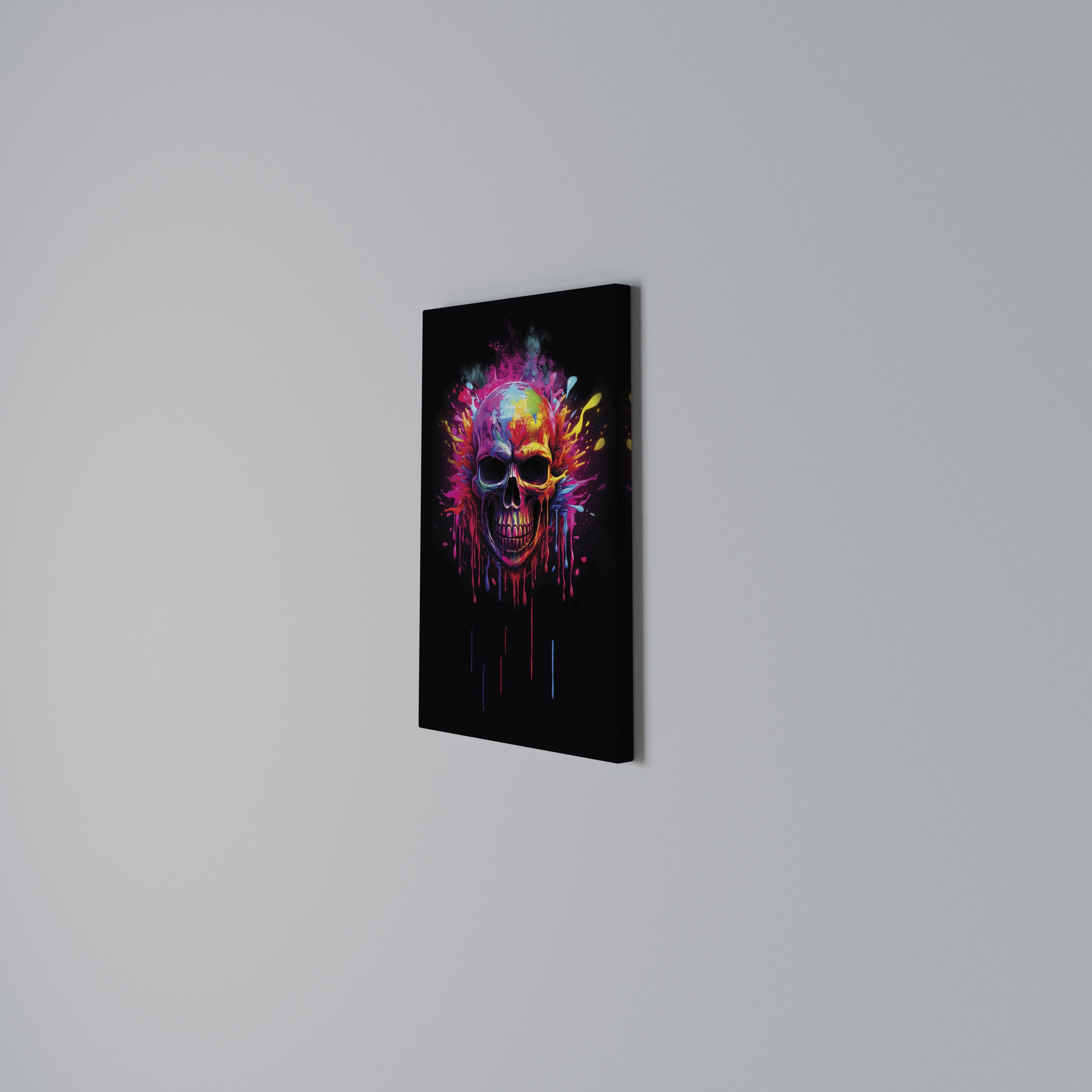 SKULL QUEST Vertical Canvas Print
