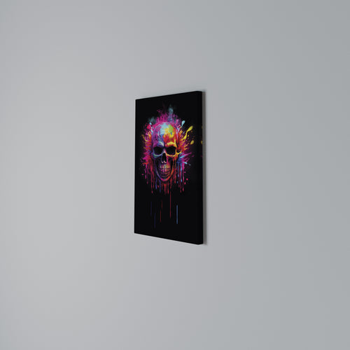 SKULL QUEST Vertical Canvas Print