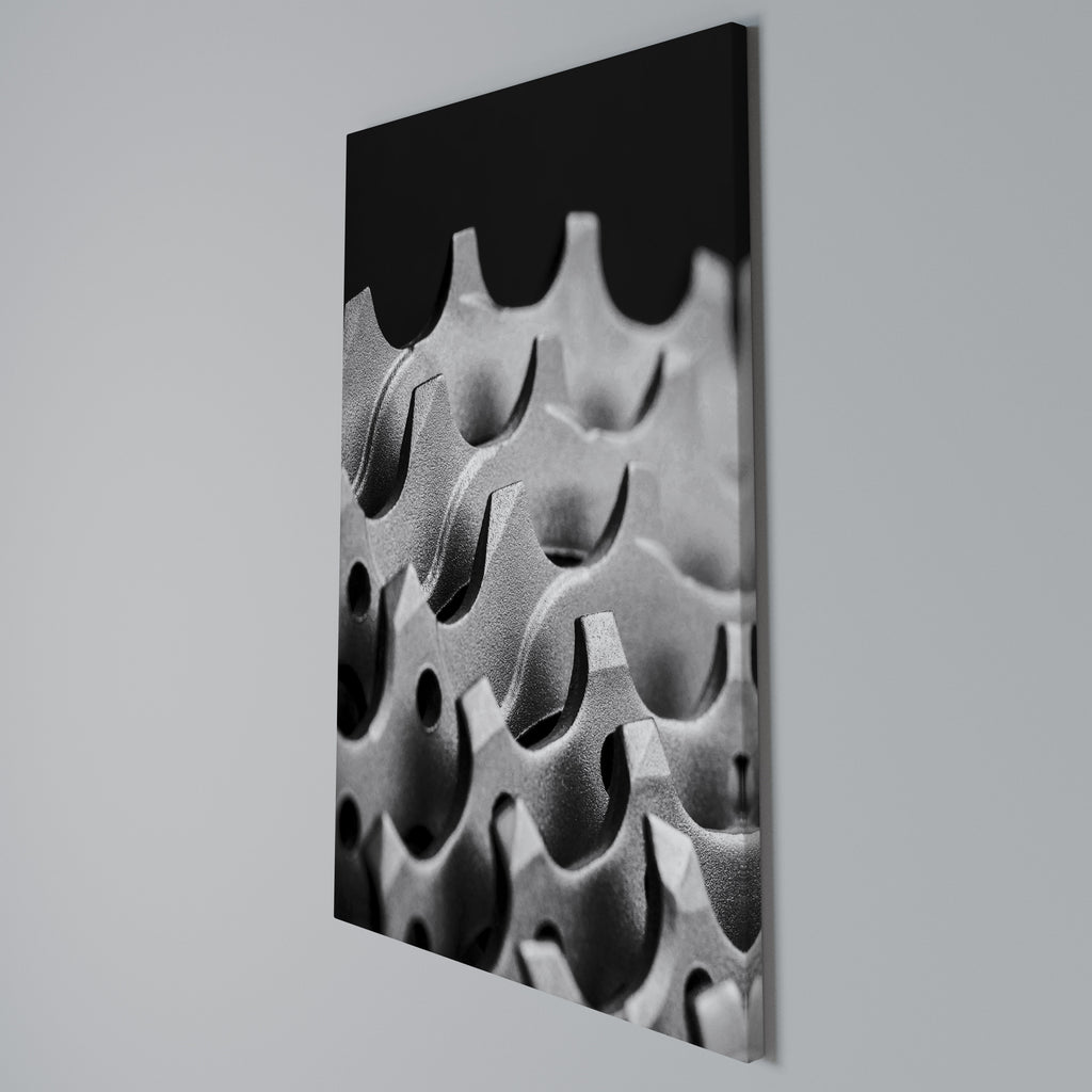 GEARSCAPE SYMPHONY Vertical Canvas Print
