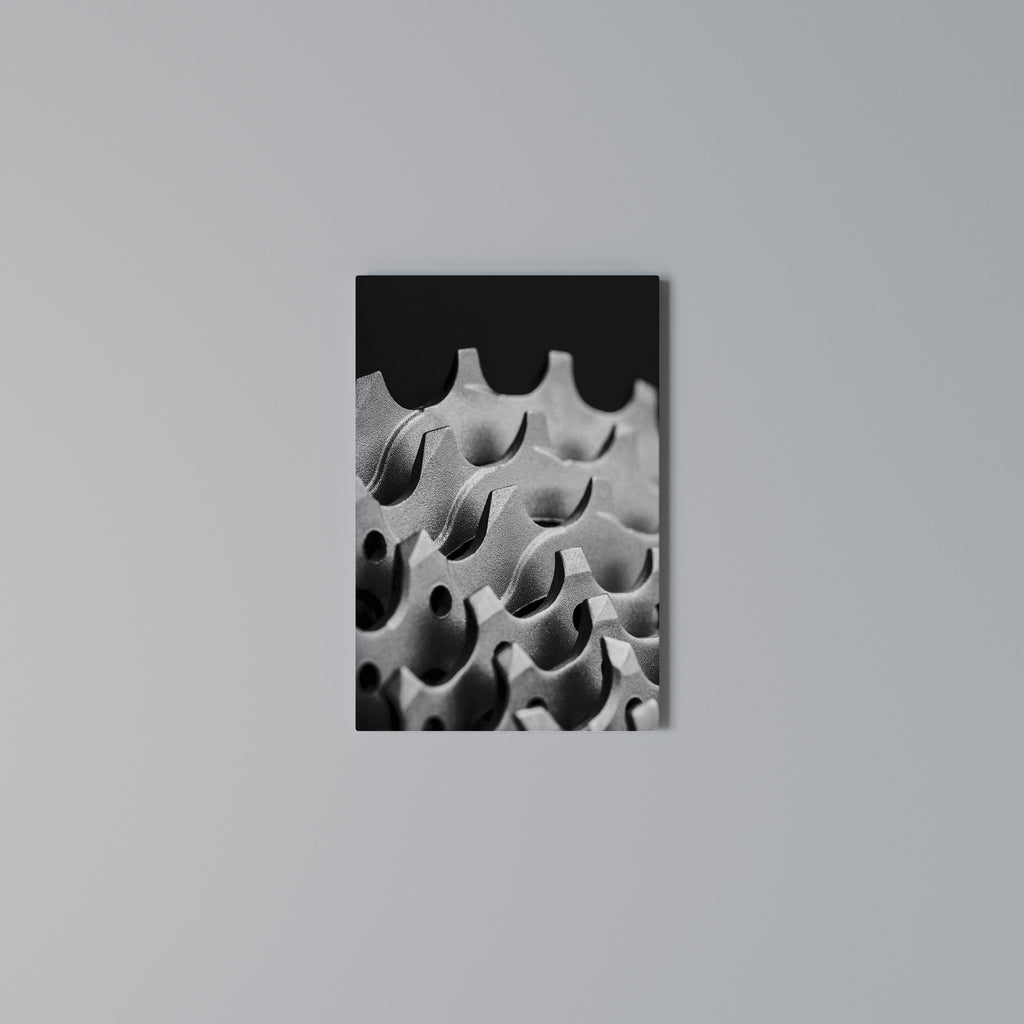 GEARSCAPE SYMPHONY Vertical Canvas Print