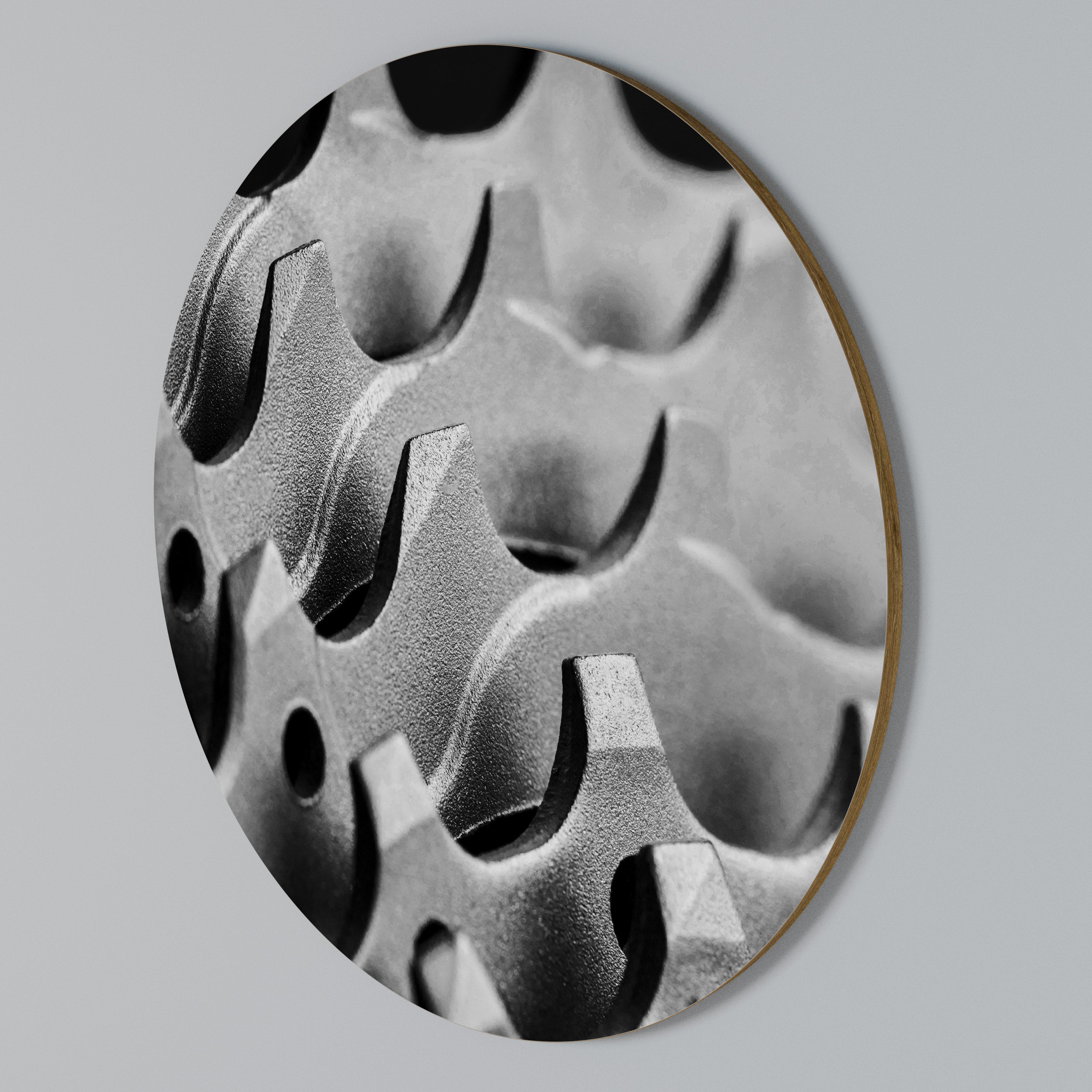 GEARSCAPE SYMPHONY Rundes Wandbild