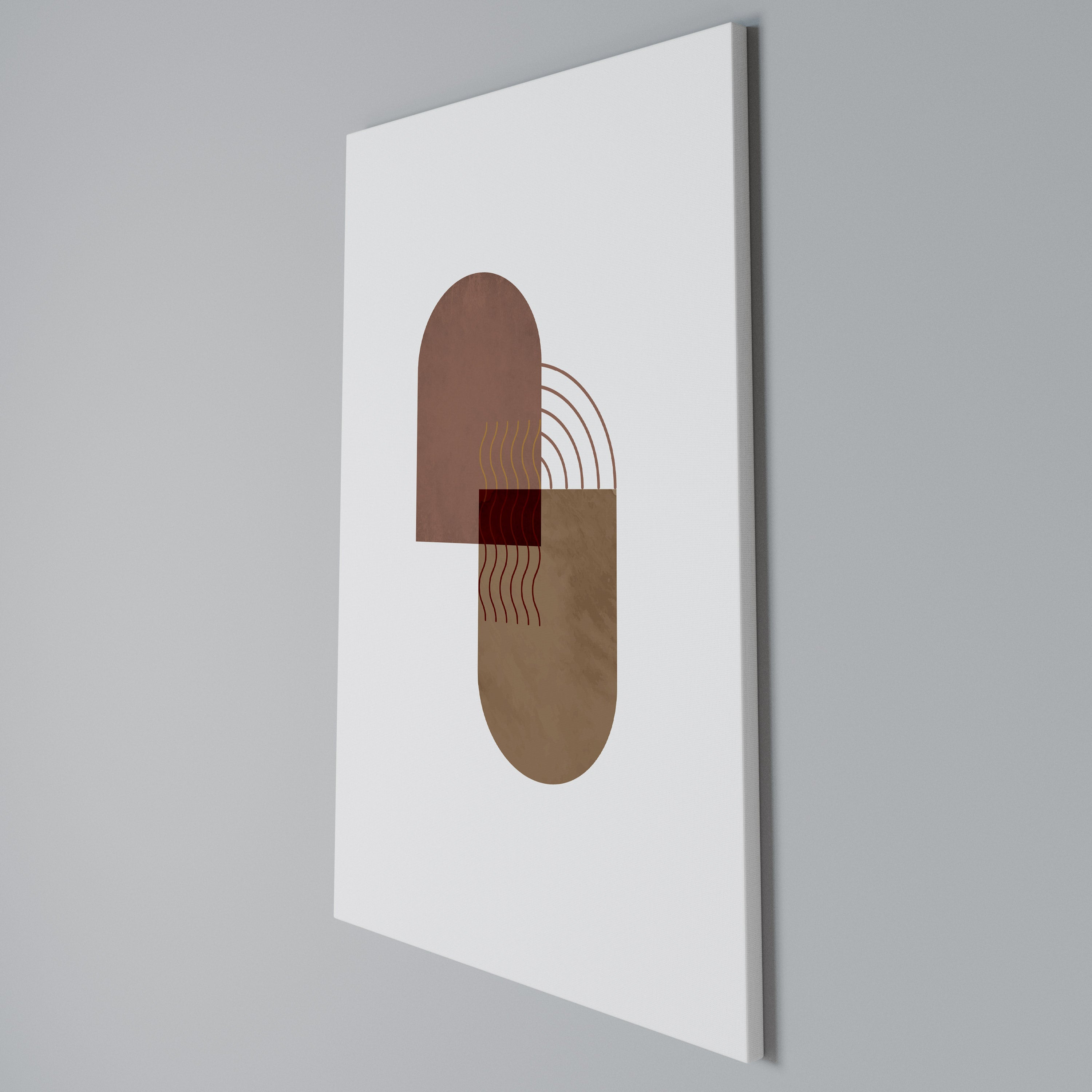 ECHOING DUET Quadro em tela vertical