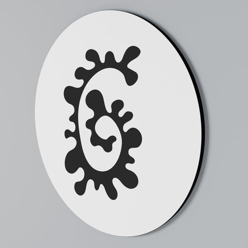 THE BLEND OF YESTERDAY Στρογγυλός πίνακας ζωγραφικής