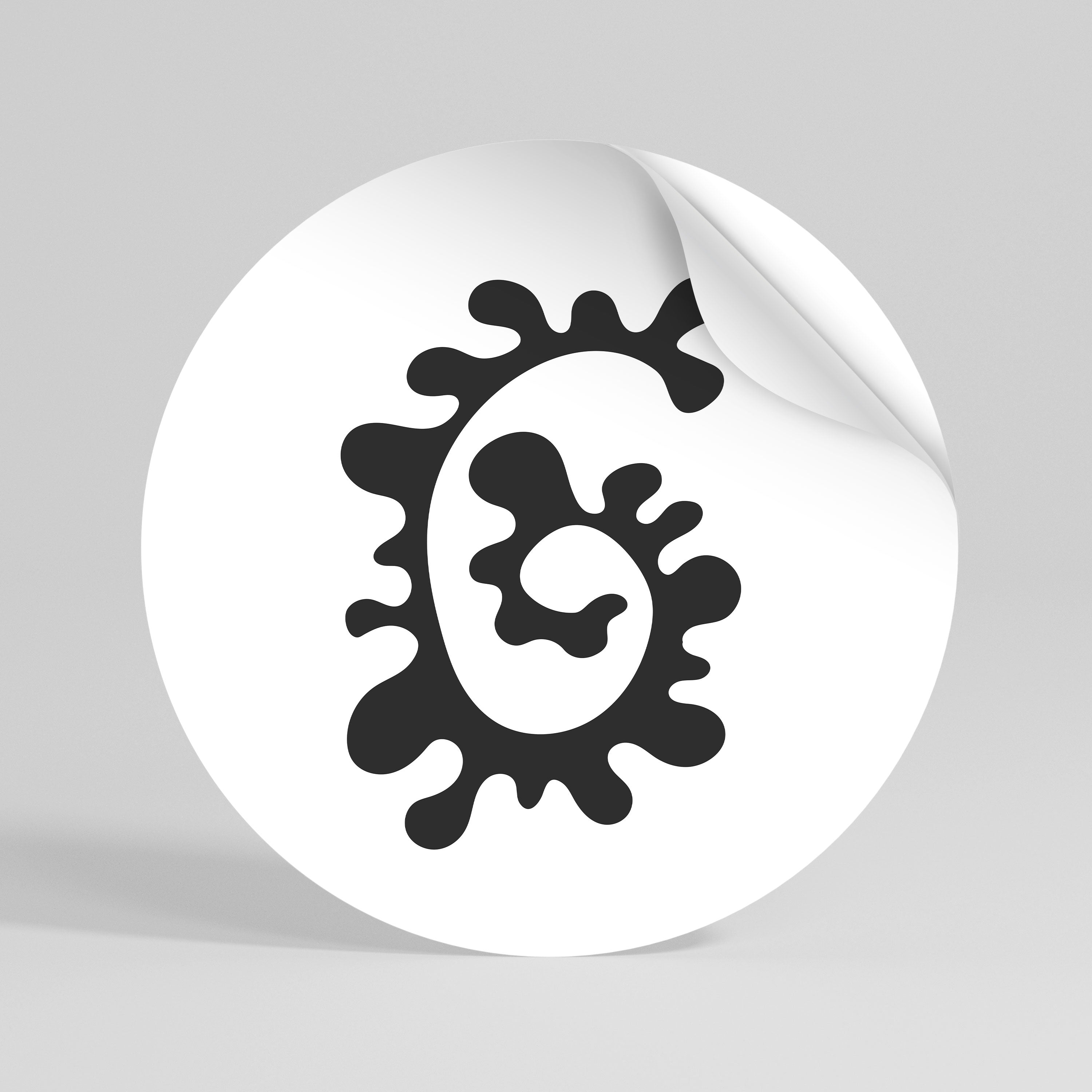 THE BLEND OF YESTERDAY Rund väggdekal