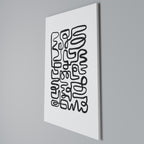LOST IN THE ECHO Vertical Canvas Print