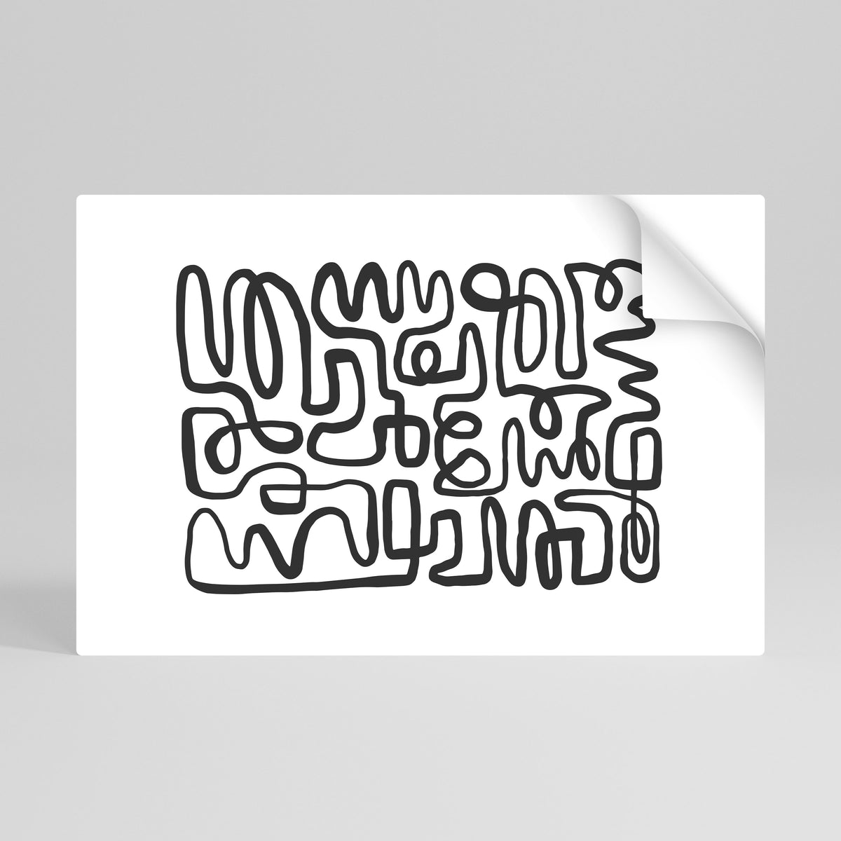 LOST IN THE ECHO Αυτοκόλλητη Αφίσα οριζόντια