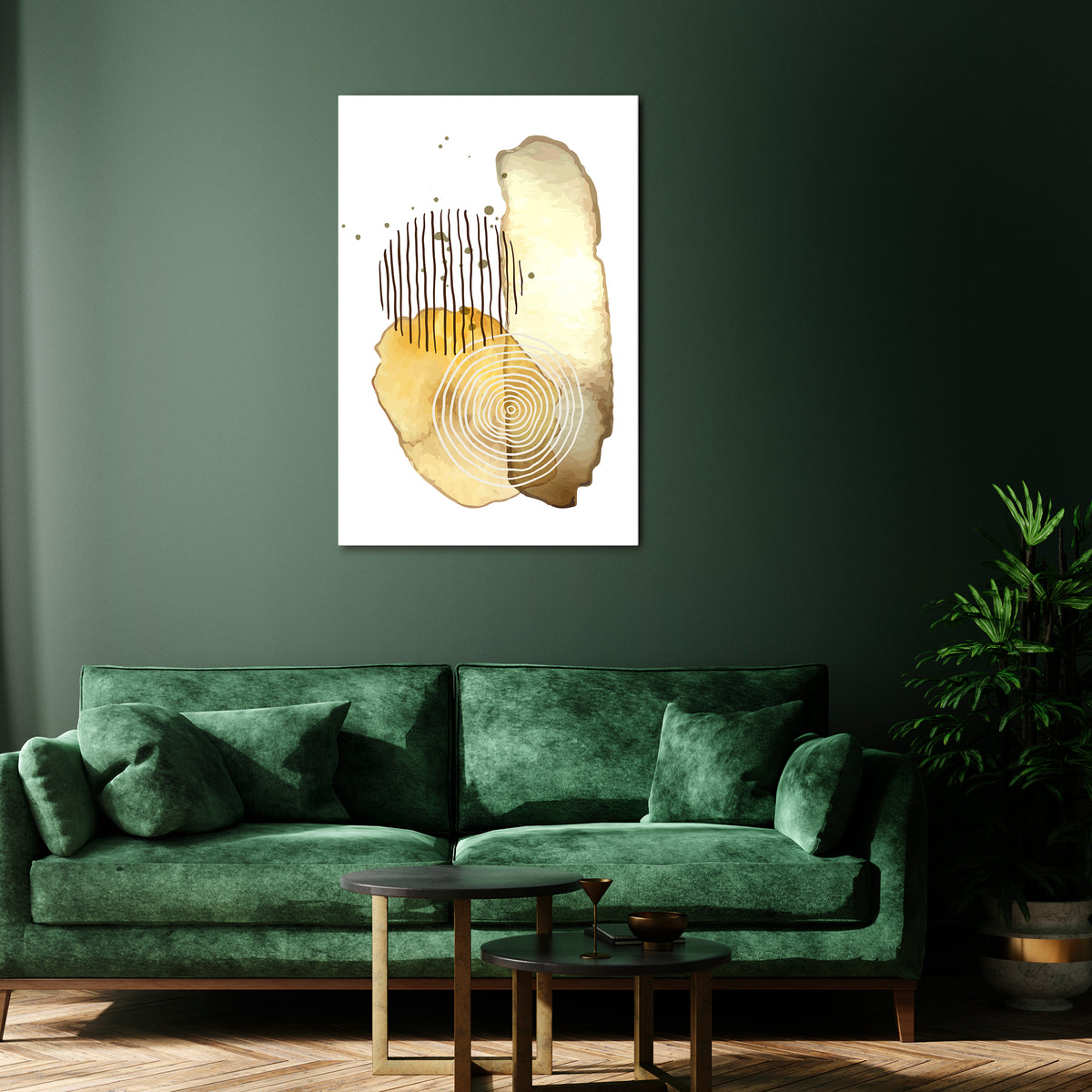 TRANSCENDENT TONES Vertical Canvas Print