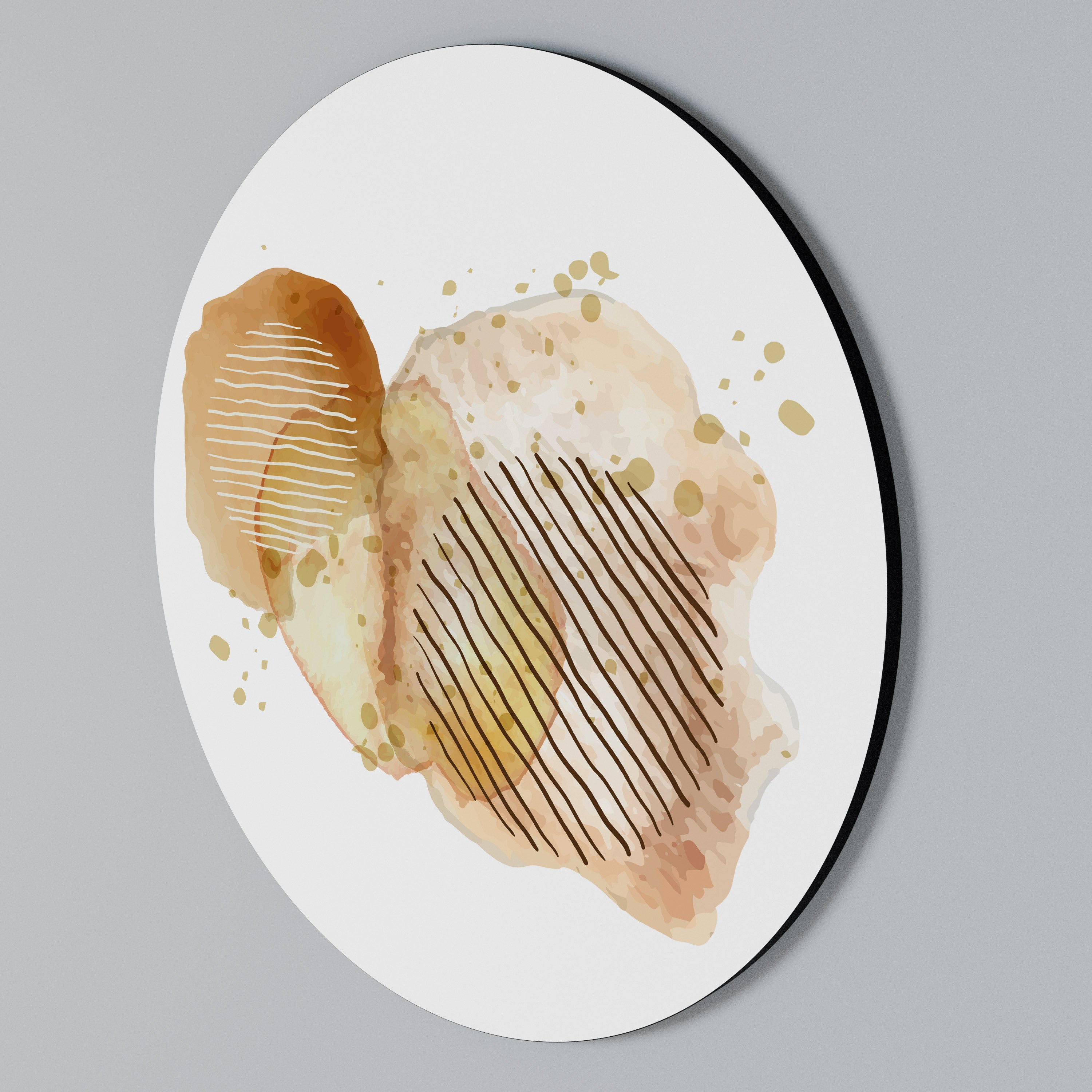 TRANSCENDENTAL HARMONY Rundes Wandbild