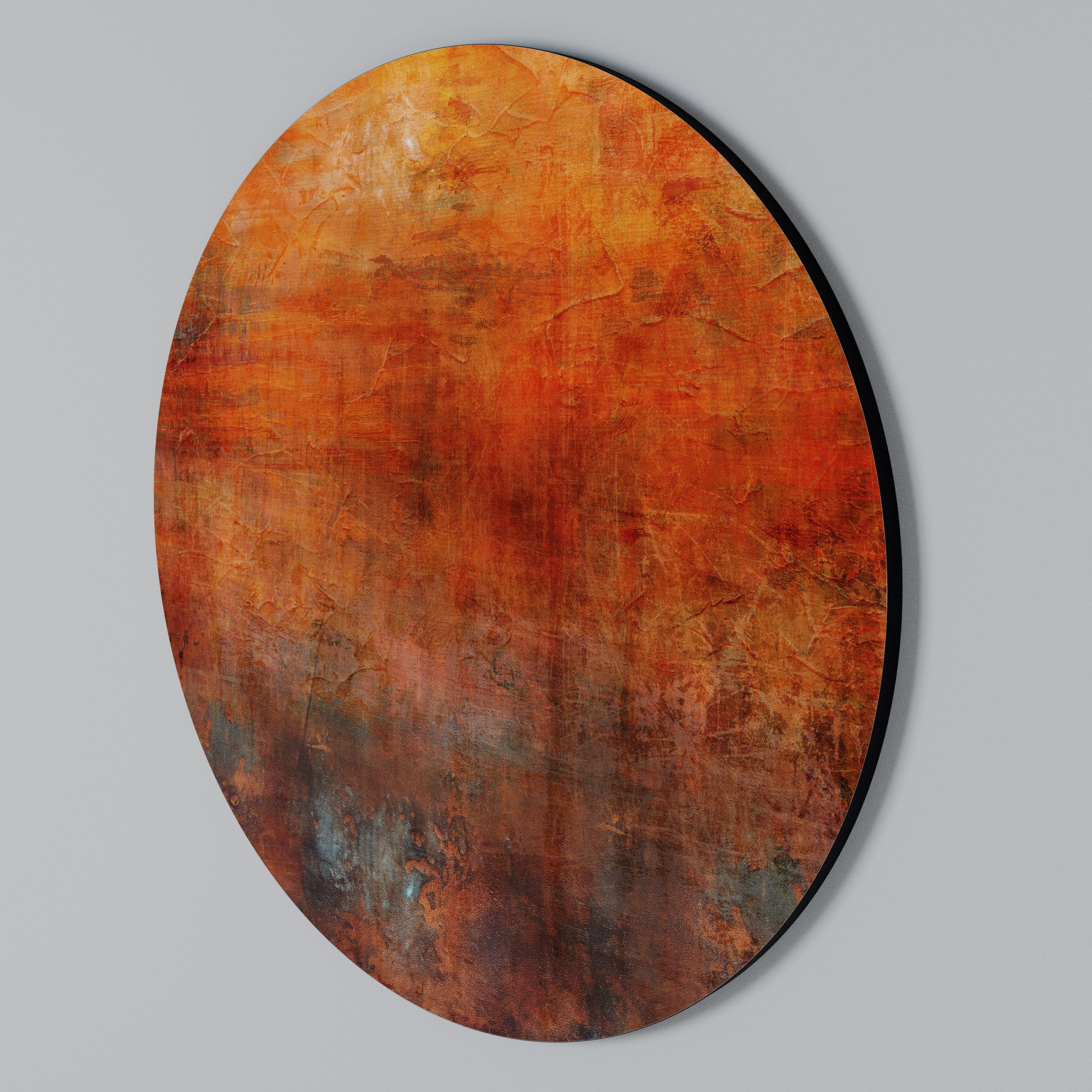 ECHOES OF EUPHORIA Rundes Wandbild