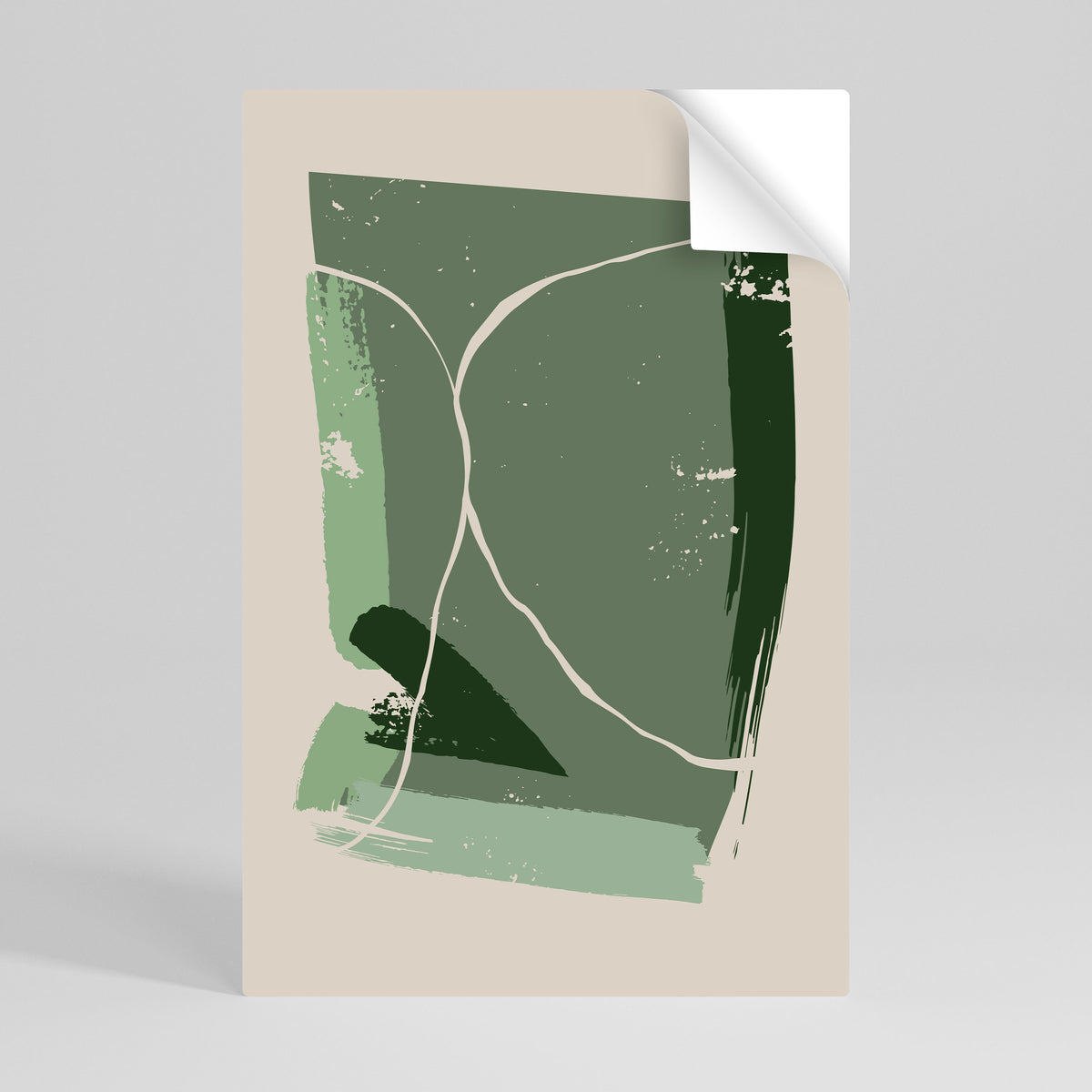 VERDANT HEAVEN Poster Verticale Adesivo