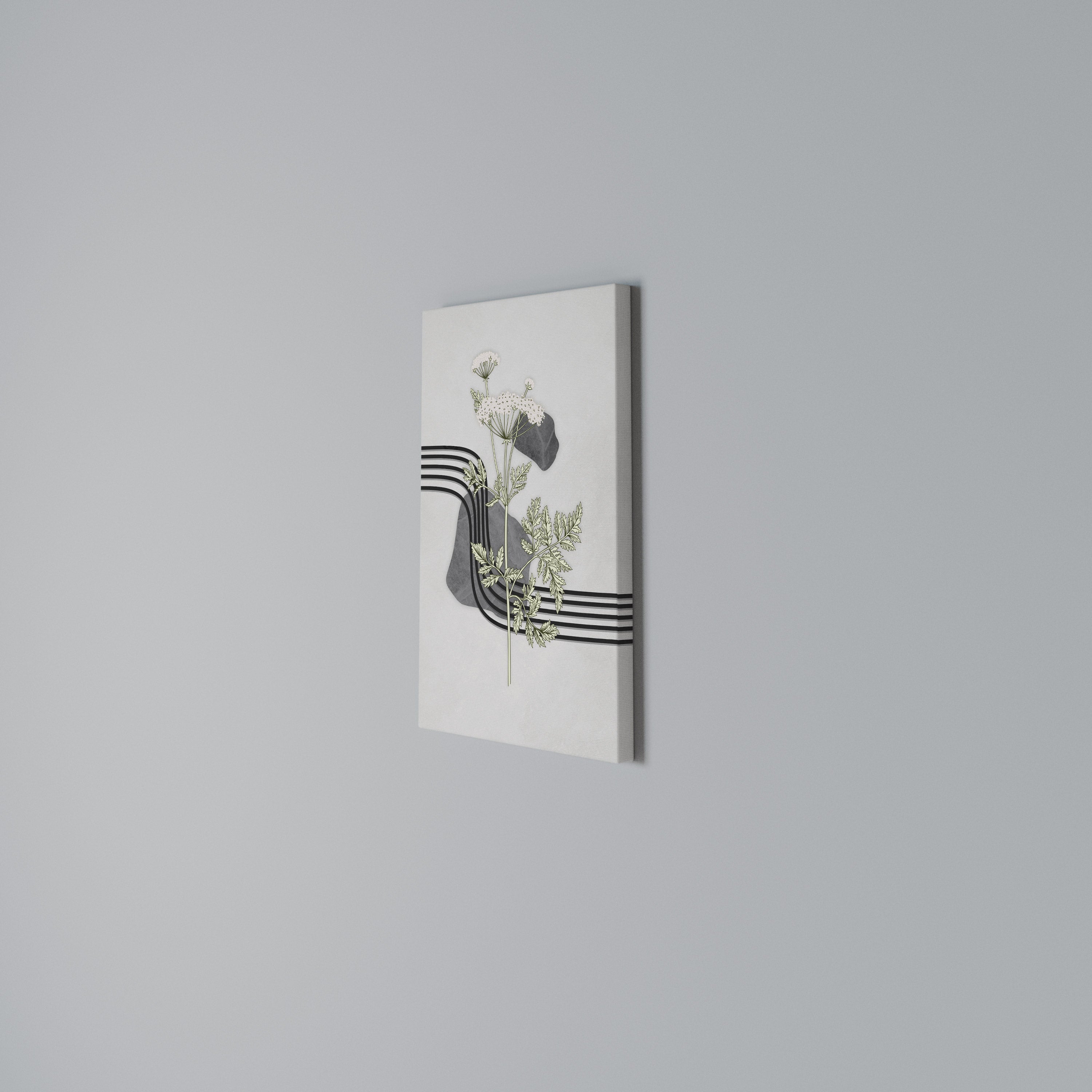 HERACLEUM ARRAY Quadro em tela vertical