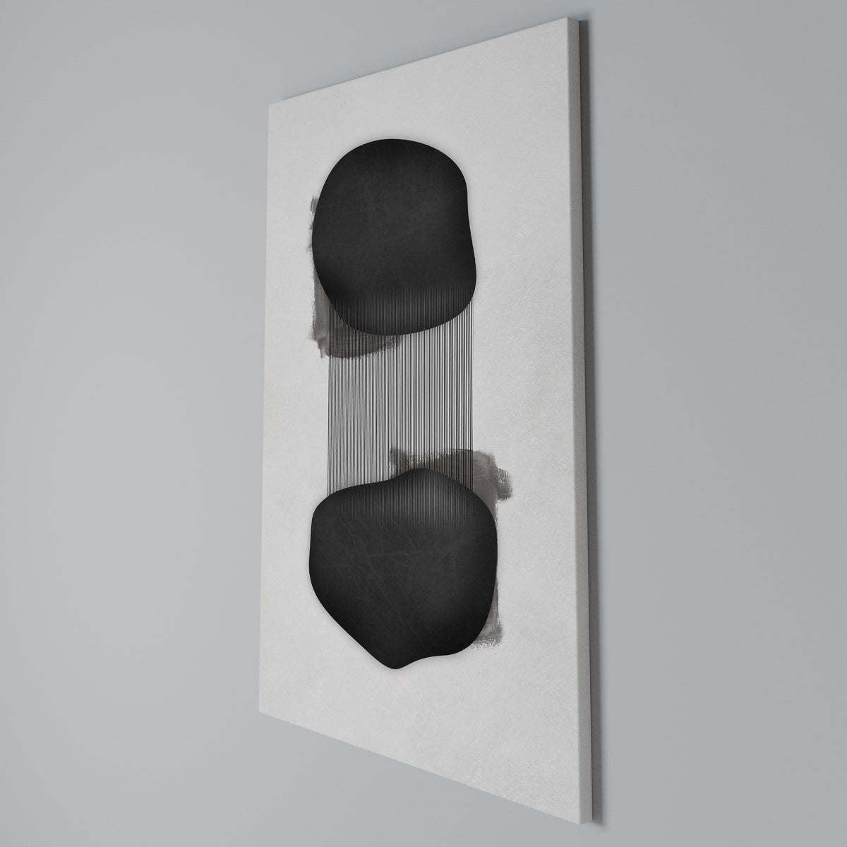 BLACK OVERTURE Vertical Canvas Print