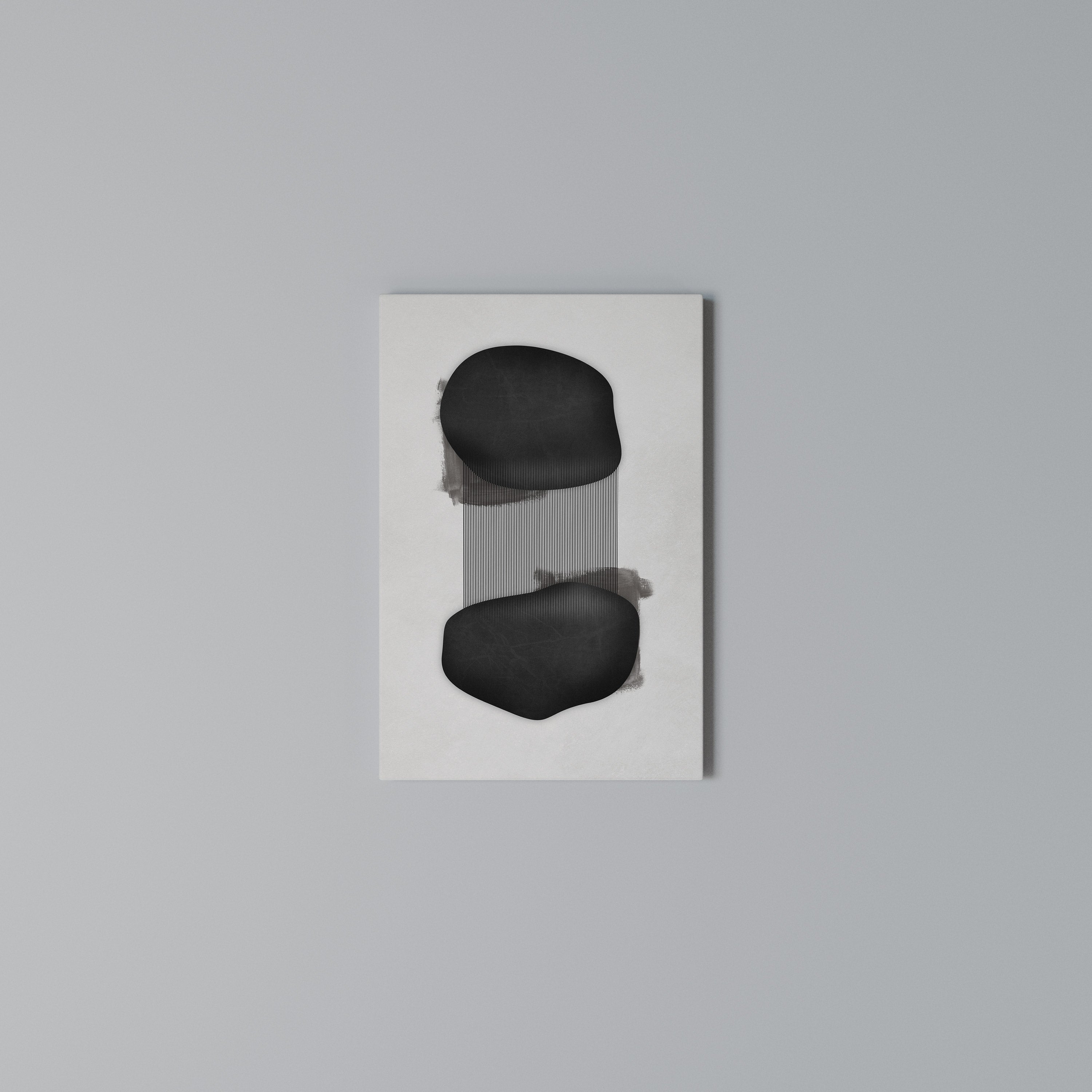 BLACK OVERTURE Vertical Canvas Print