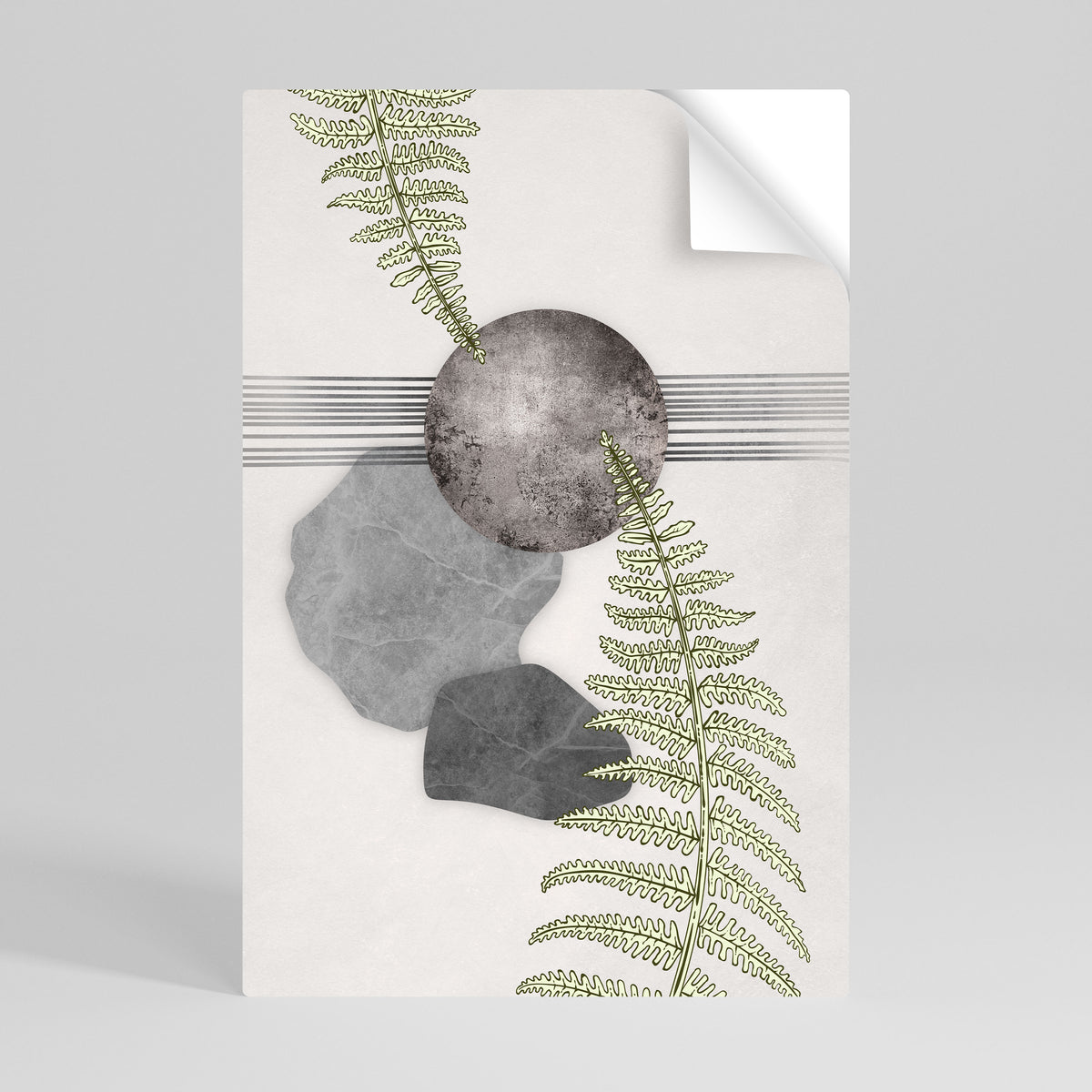 FERN MELANCHOLY Svislý samolepicí plakát