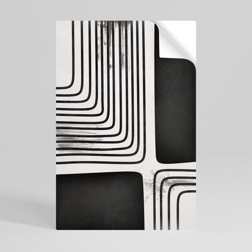 DARKSIDE OF THE LINE Selbstklebendes Poster - Hochformat