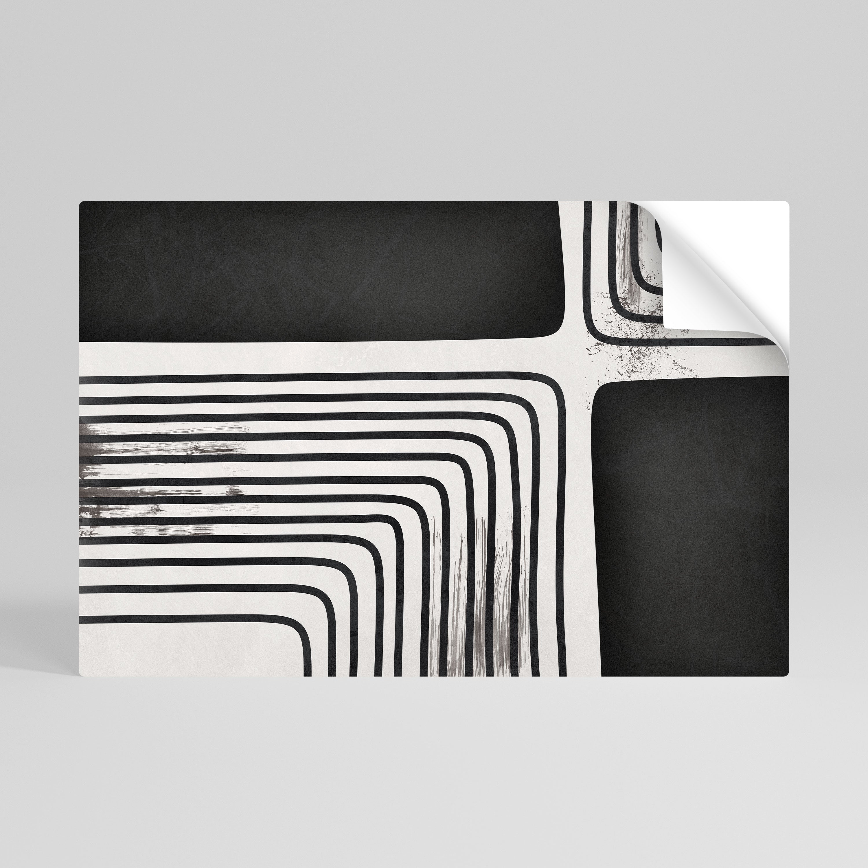 DARKSIDE OF THE LINE Póster adhesivo horizontal