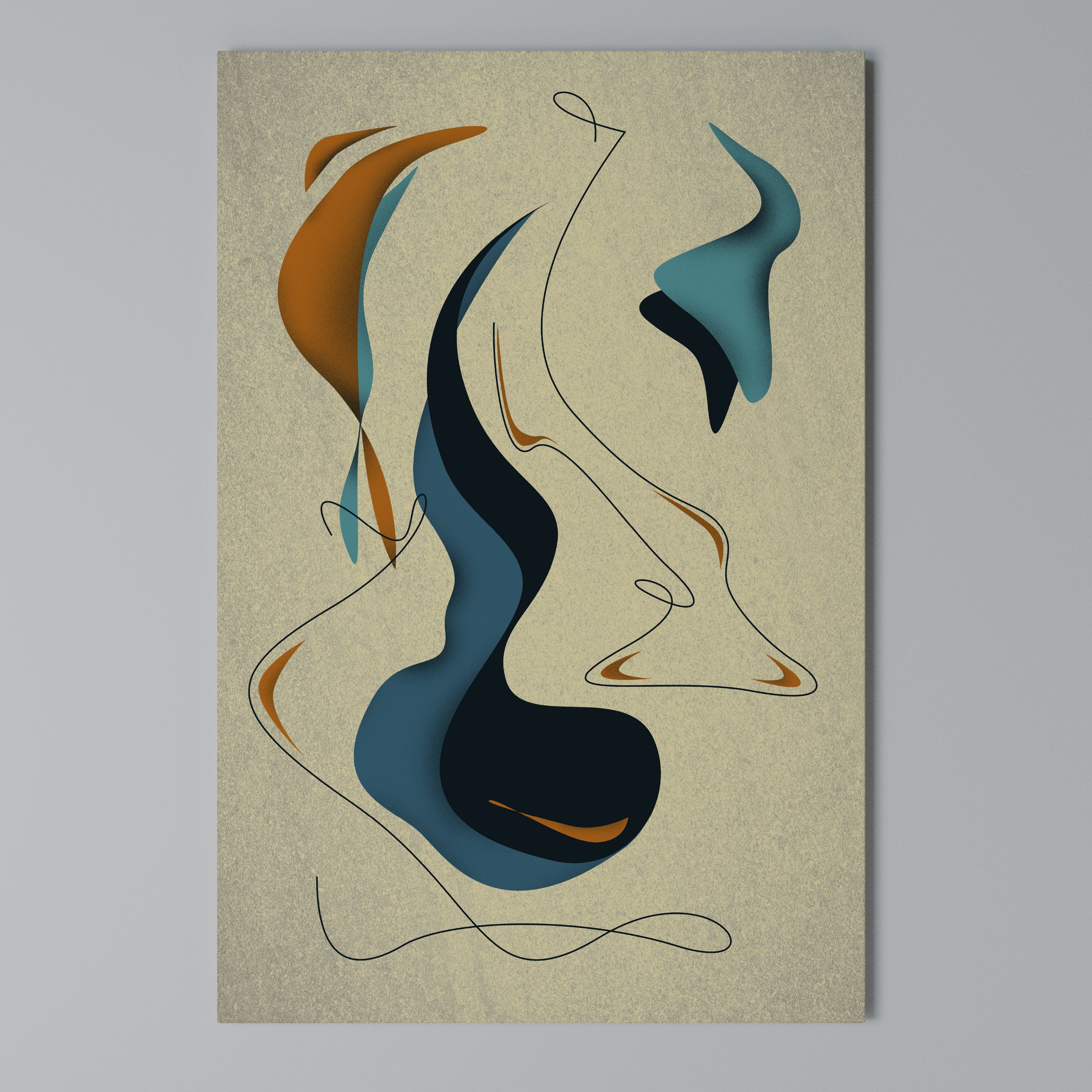 DREAMY DAZE Quadro em tela vertical