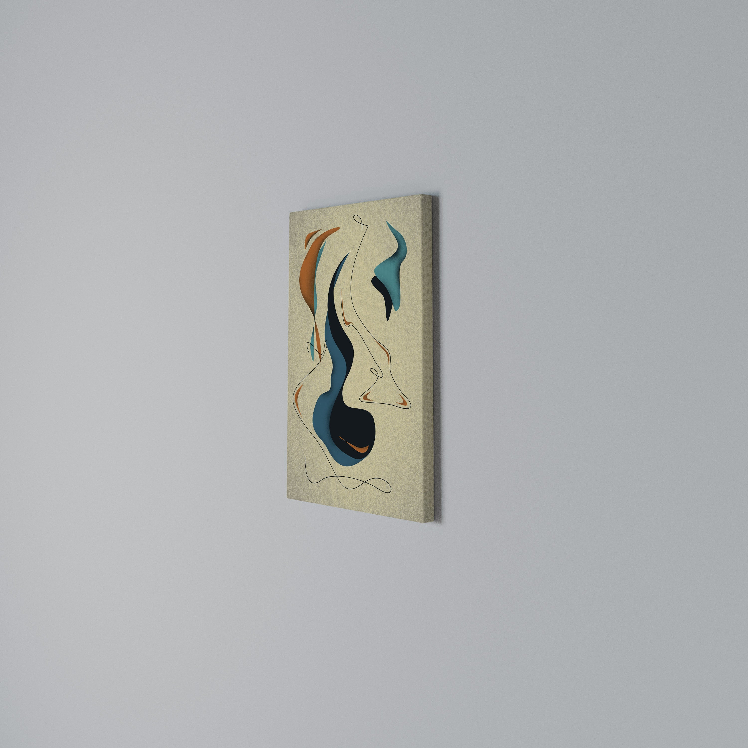 DREAMY DAZE Quadro em tela vertical